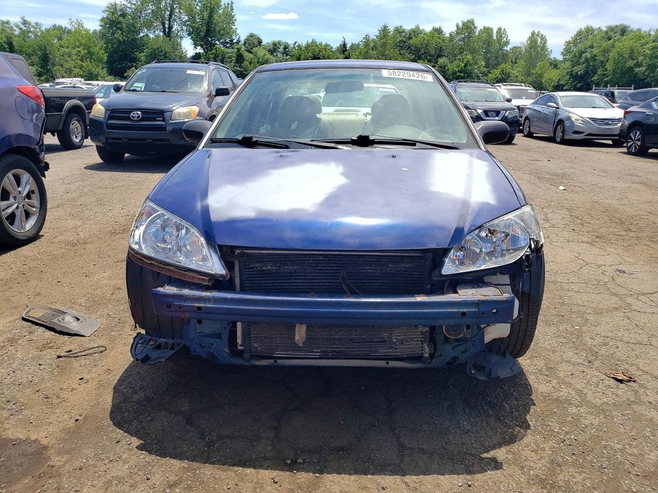 2004 Honda Civic Dx Vp Синий vin: 2HGES163X4H585597