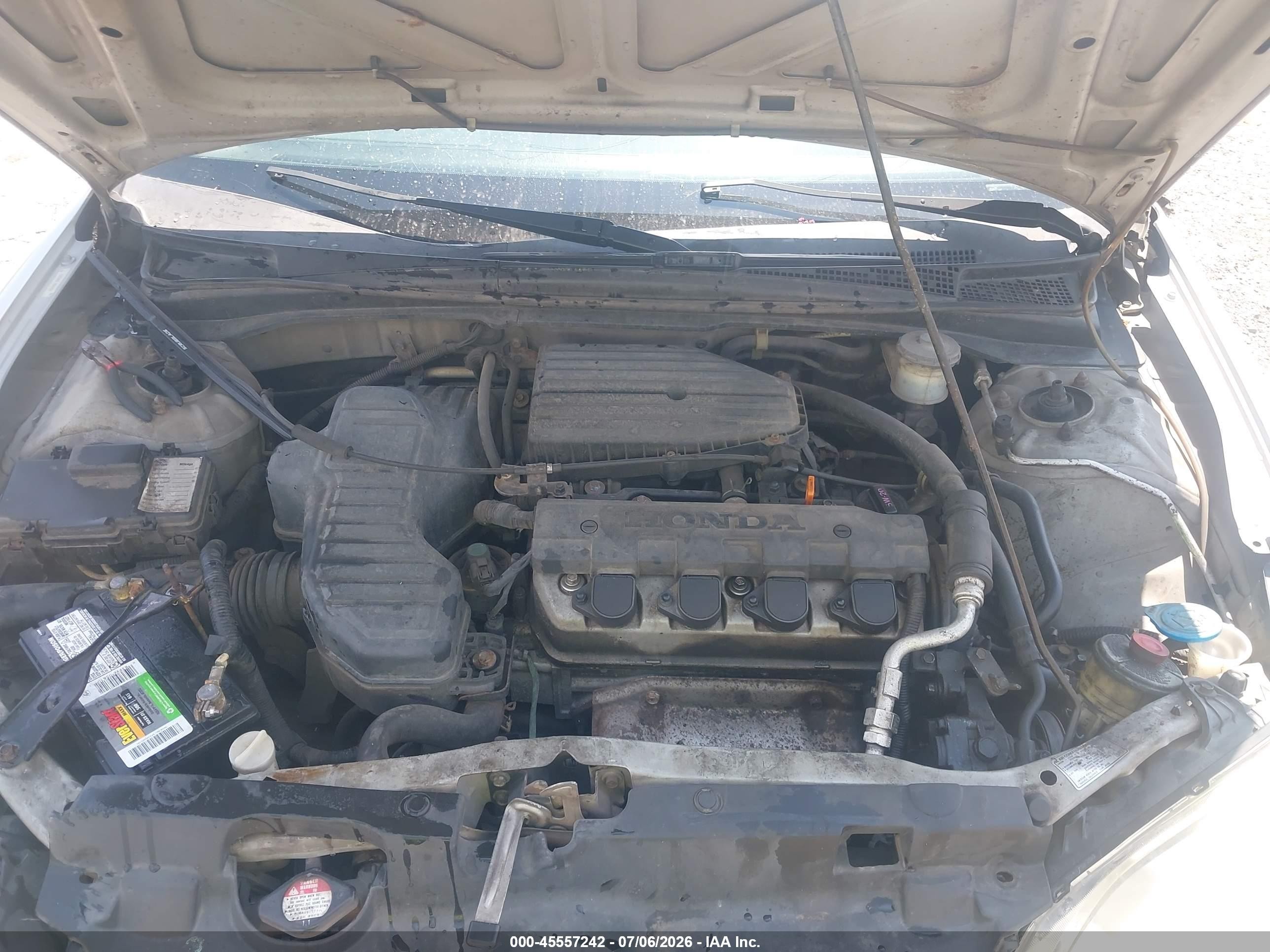 2004 Honda Civic Vp Серебряный vin: 2HGES163X4H624897