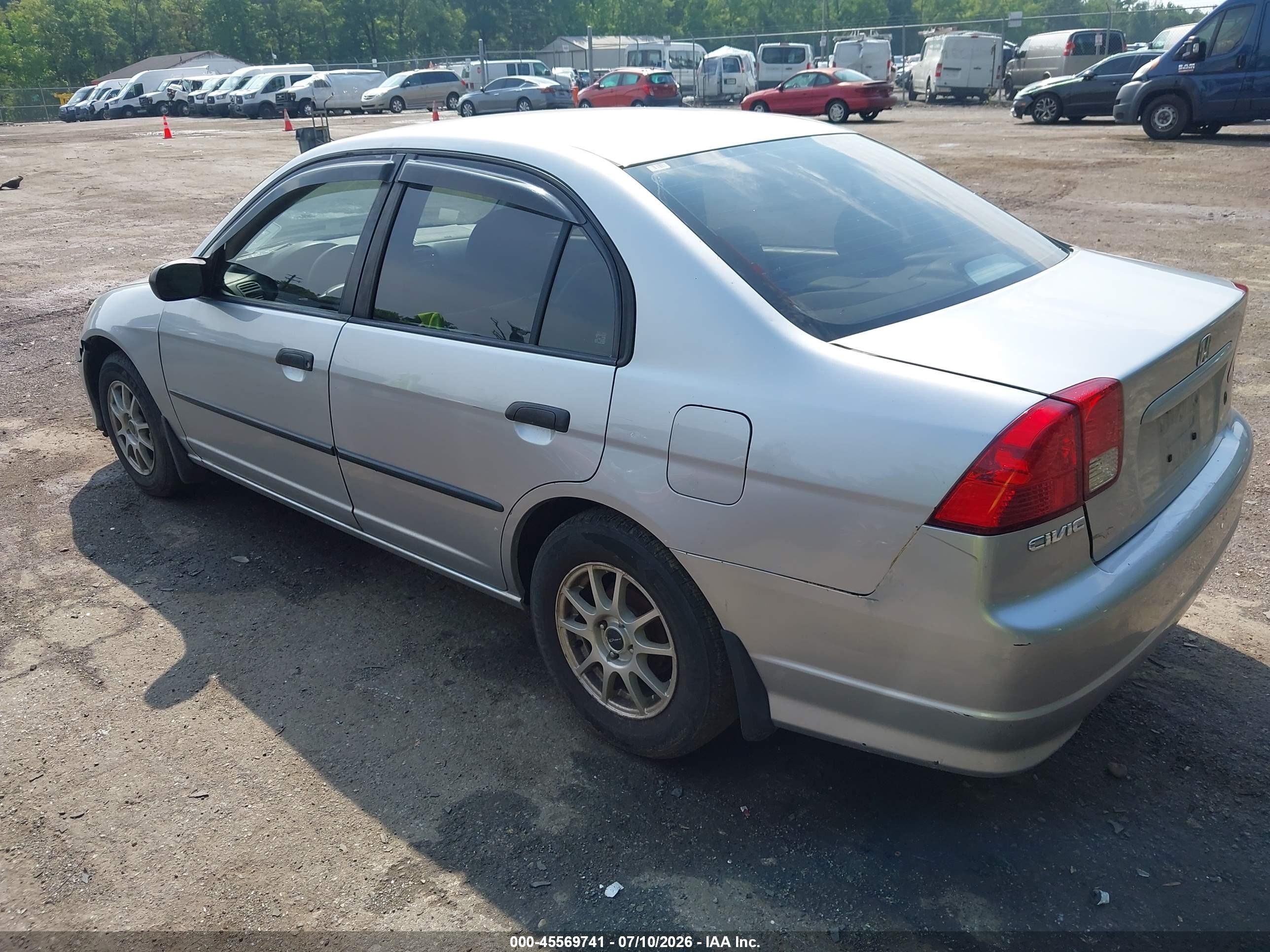 2005 Honda Civic Vp Серебряный vin: 2HGES16415H562185