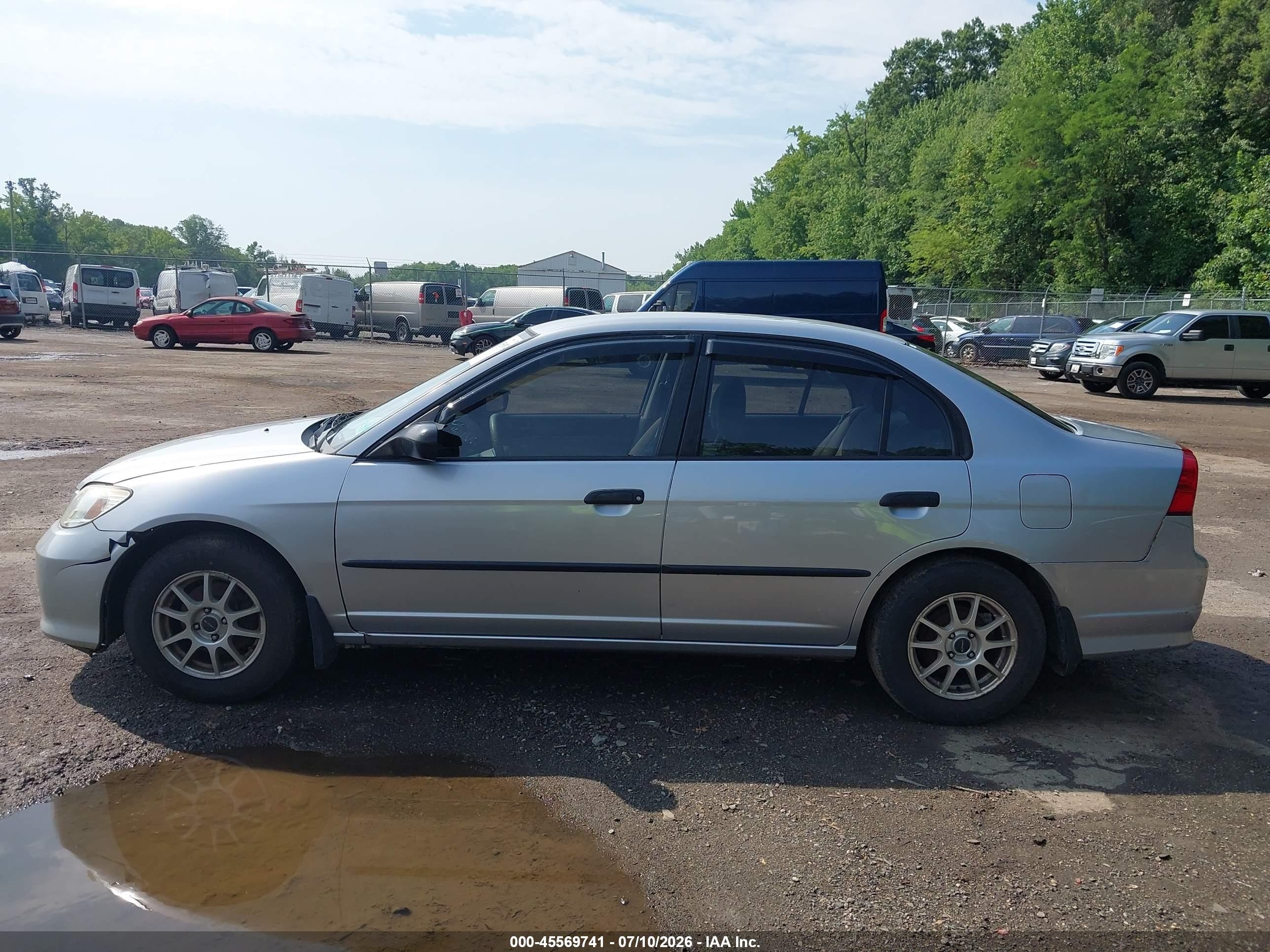 2005 Honda Civic Vp Серебряный vin: 2HGES16415H562185