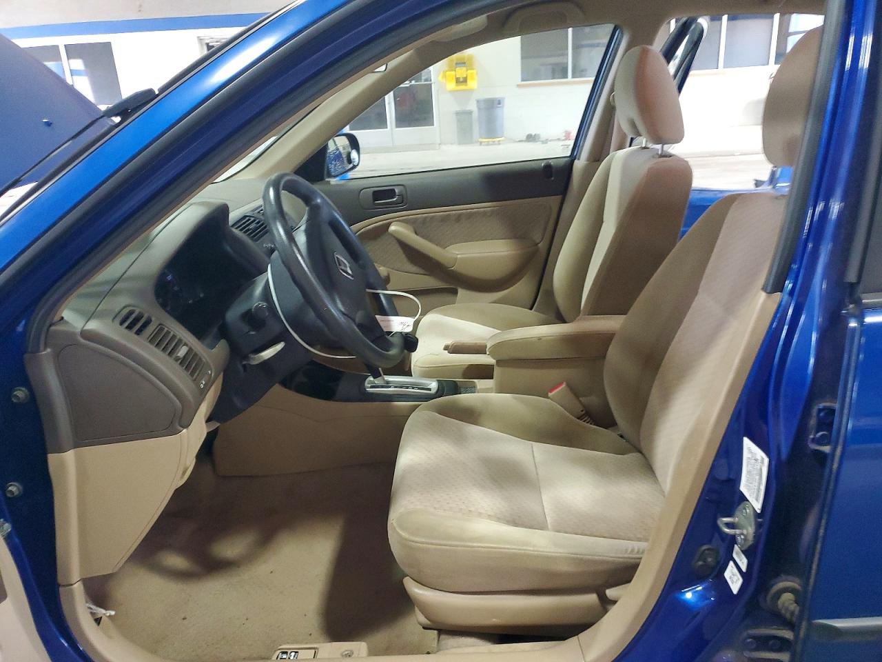 2004 Honda Civic Dx Blue vin: 2HGES16474H593729