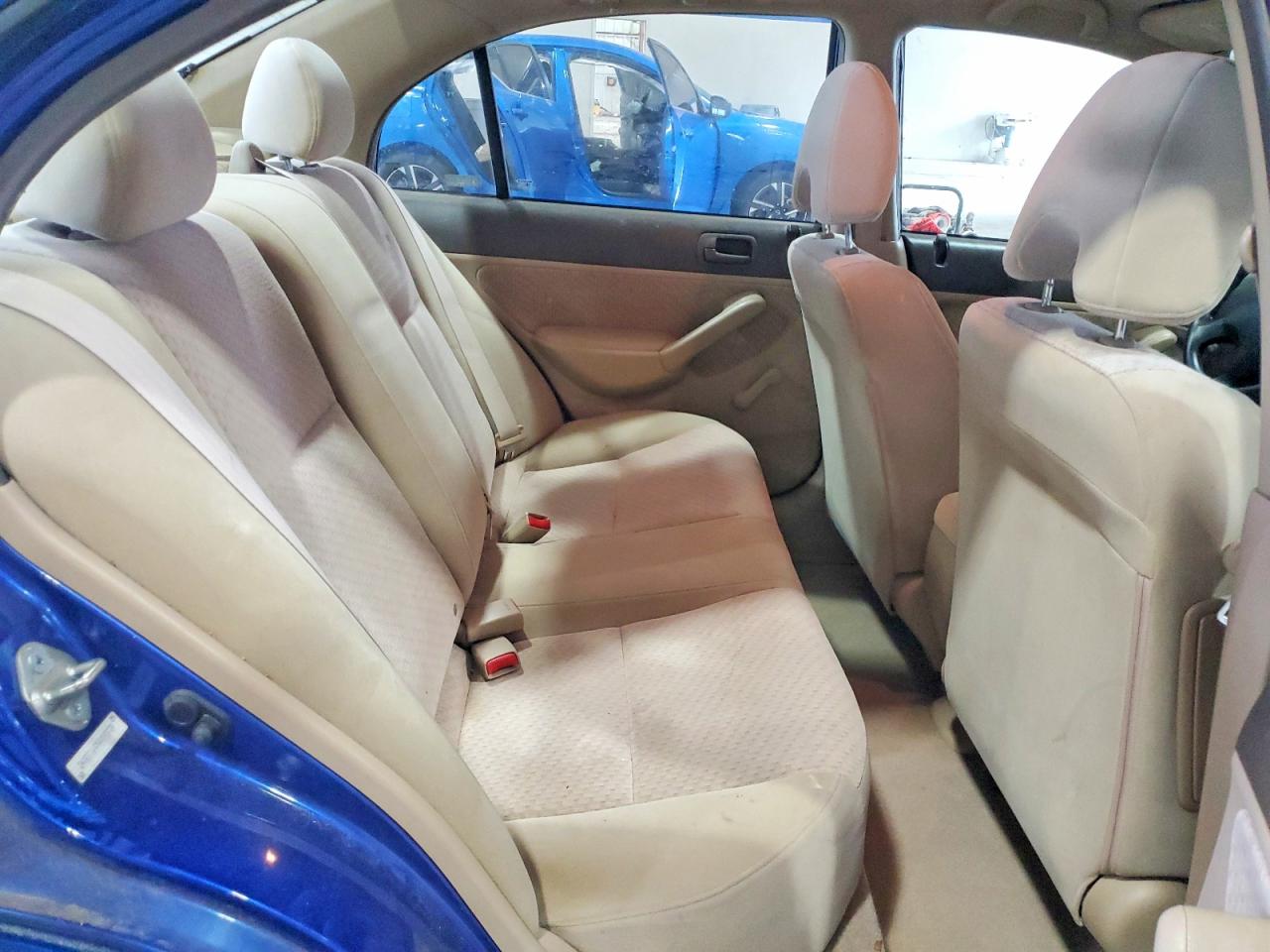 2004 Honda Civic Dx Blue vin: 2HGES16474H593729