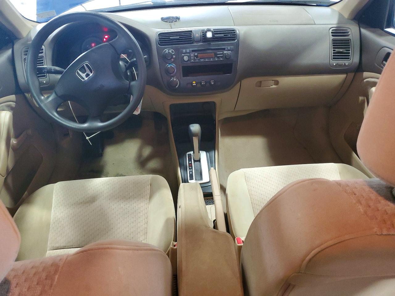 2004 Honda Civic Dx Blue vin: 2HGES16474H593729