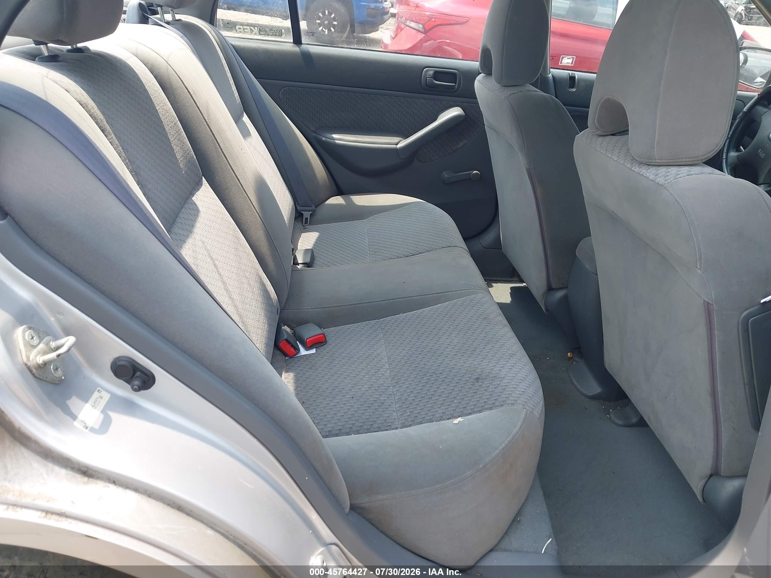 2005 Honda Civic Vp Silver vin: 2HGES16485H555766