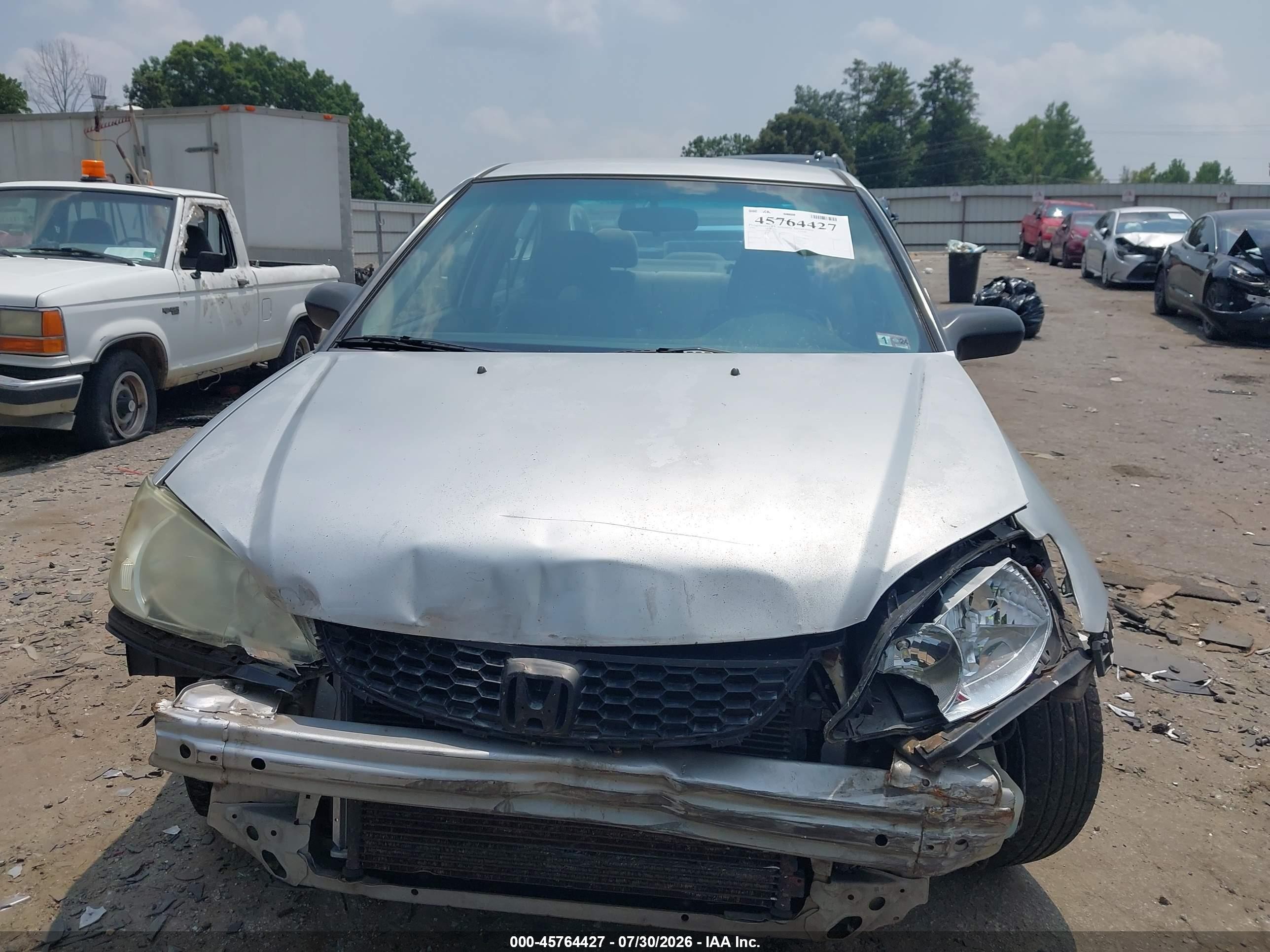 2005 Honda Civic Vp Silver vin: 2HGES16485H555766