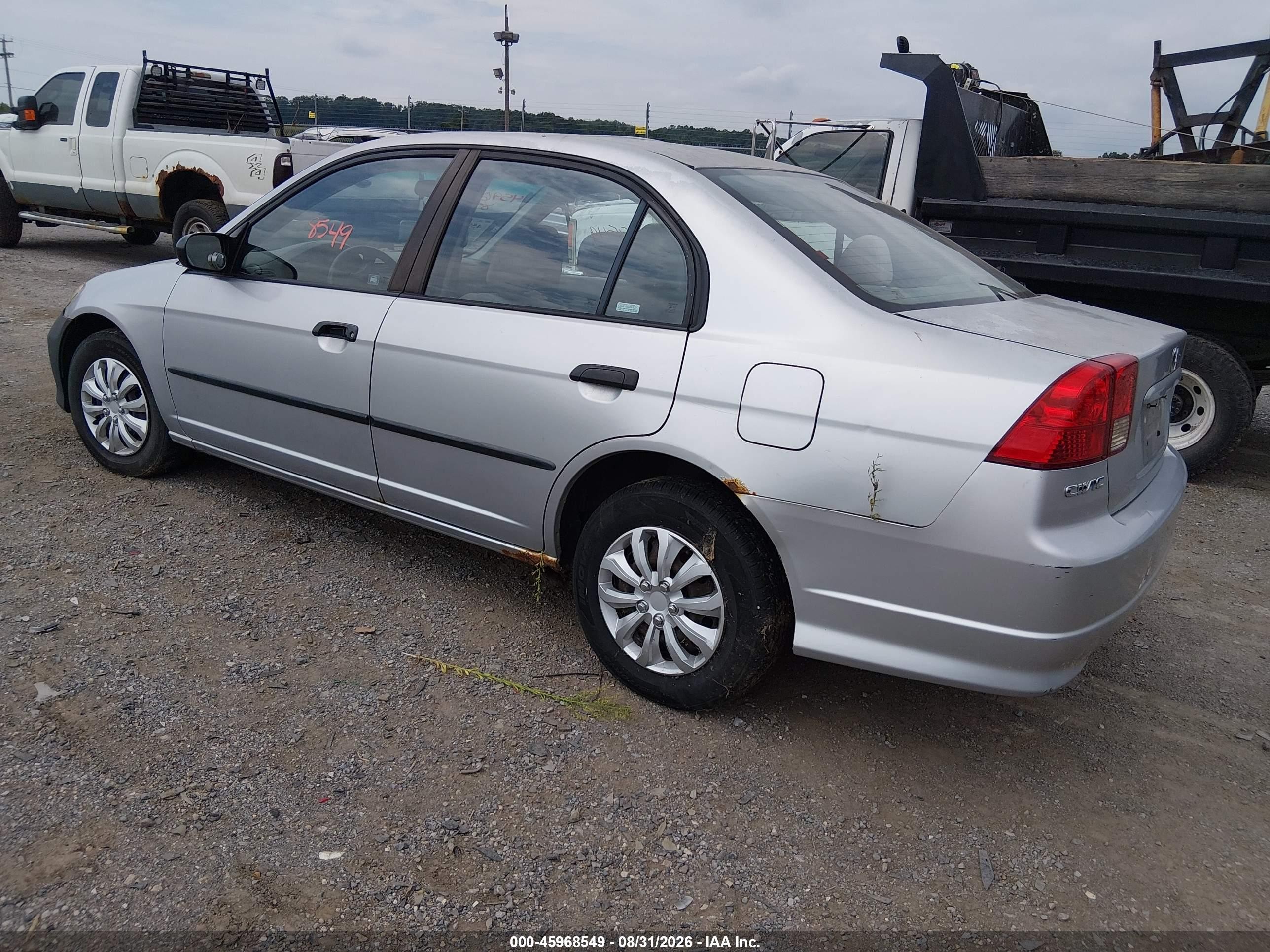 2004 Honda Civic Vp Серебряный vin: 2HGES16494H566872