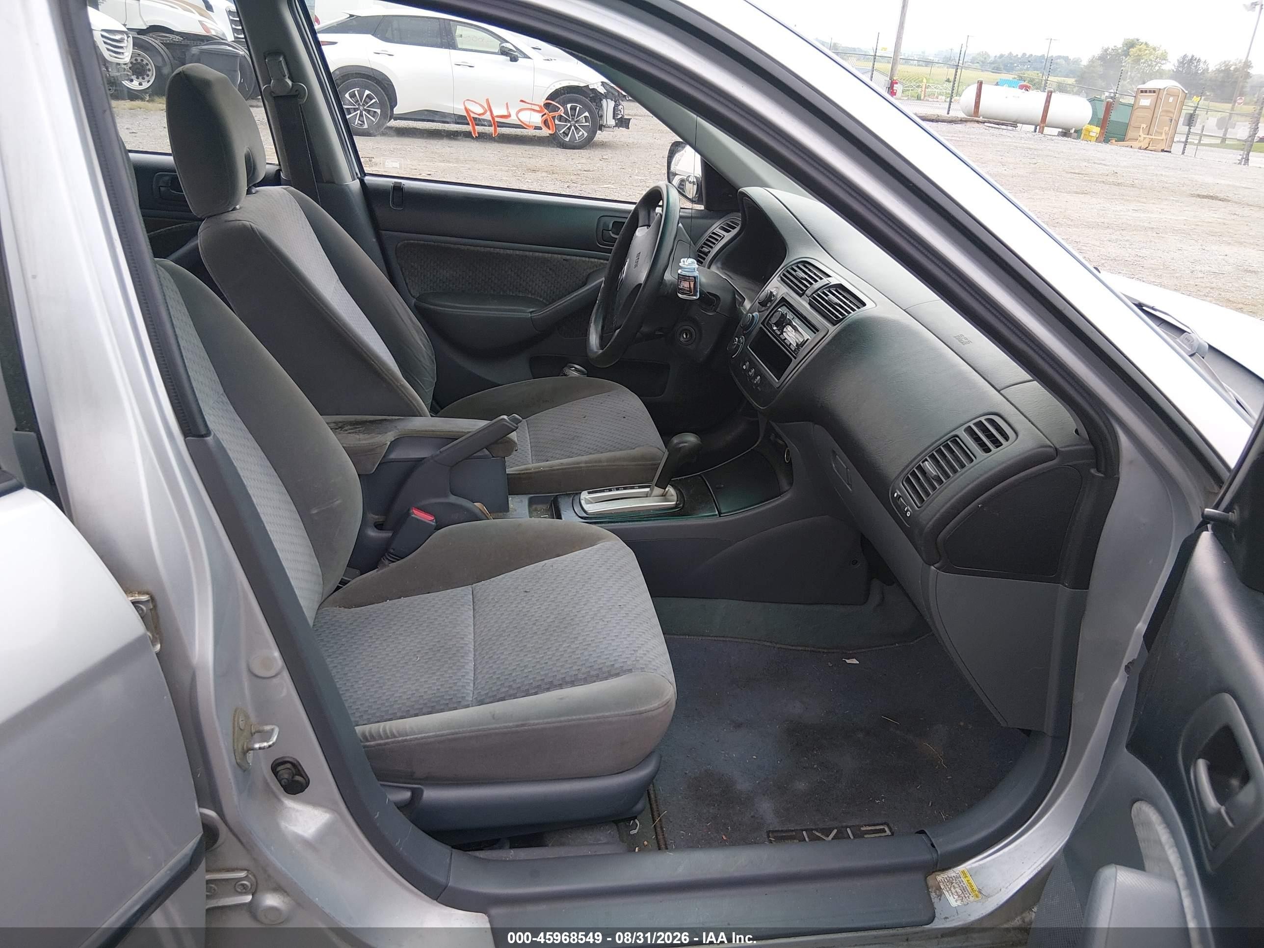 2004 Honda Civic Vp Серебряный vin: 2HGES16494H566872