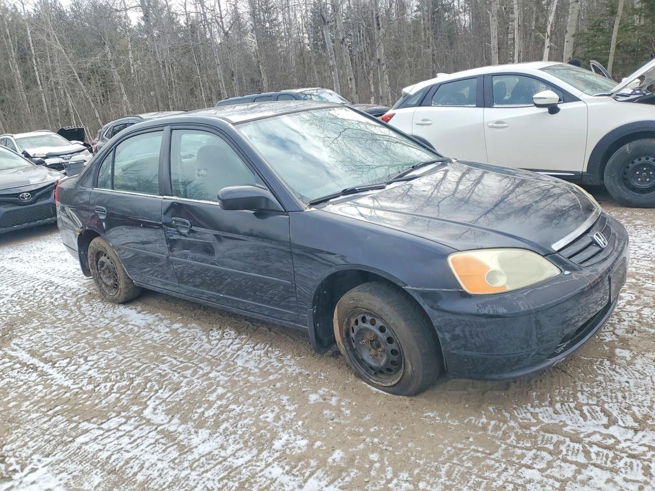 2002 Honda Civic Dx Black vin: 2HGES164X2H938796