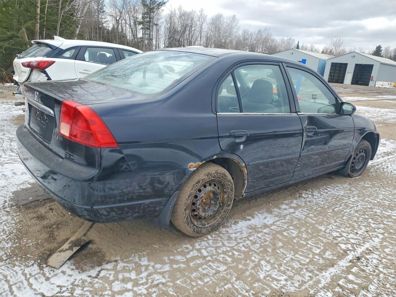 2002 Honda Civic Dx Black vin: 2HGES164X2H938796