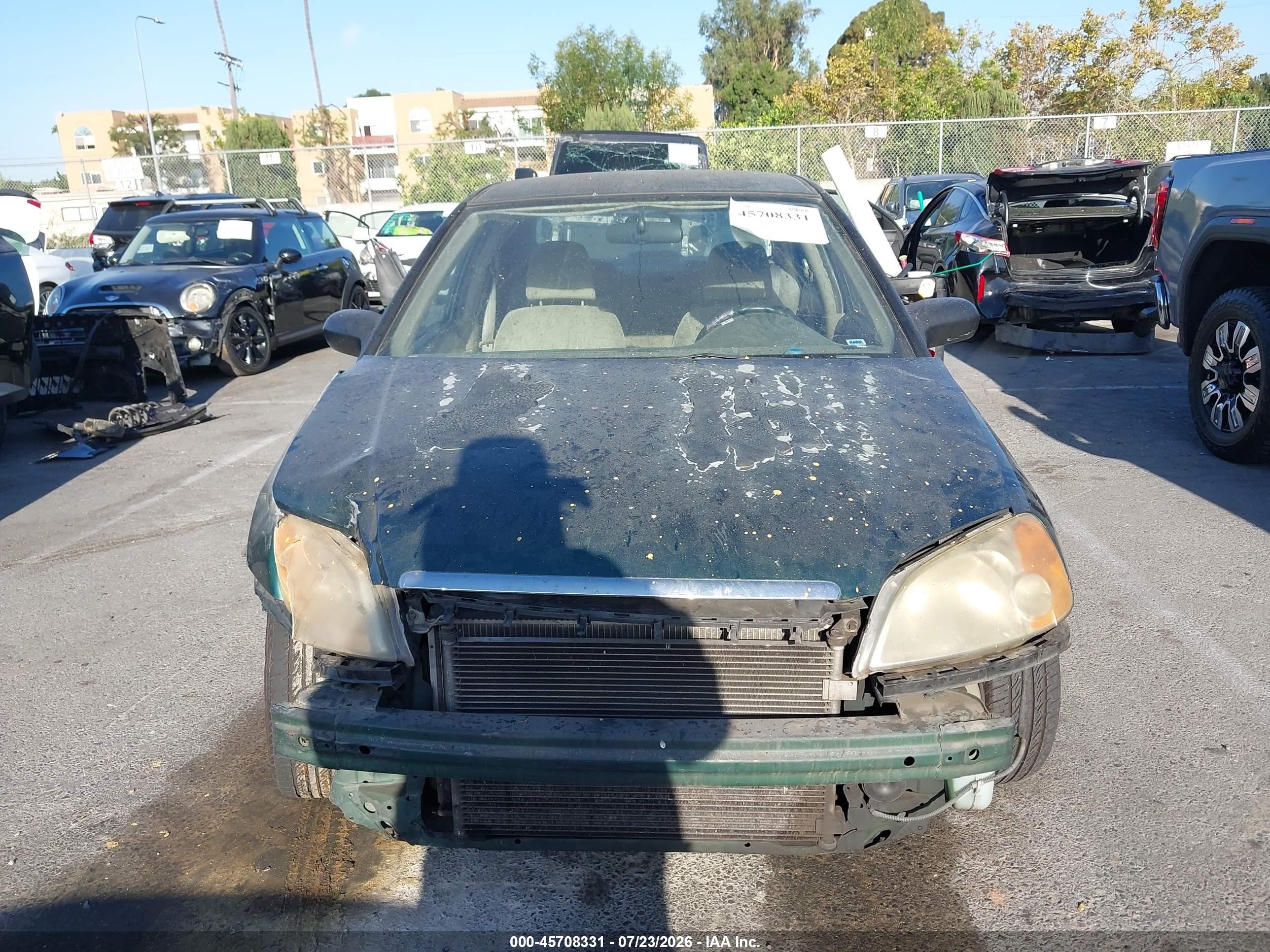 2001 Honda Civic Lx Green vin: 2HGES16501H613954