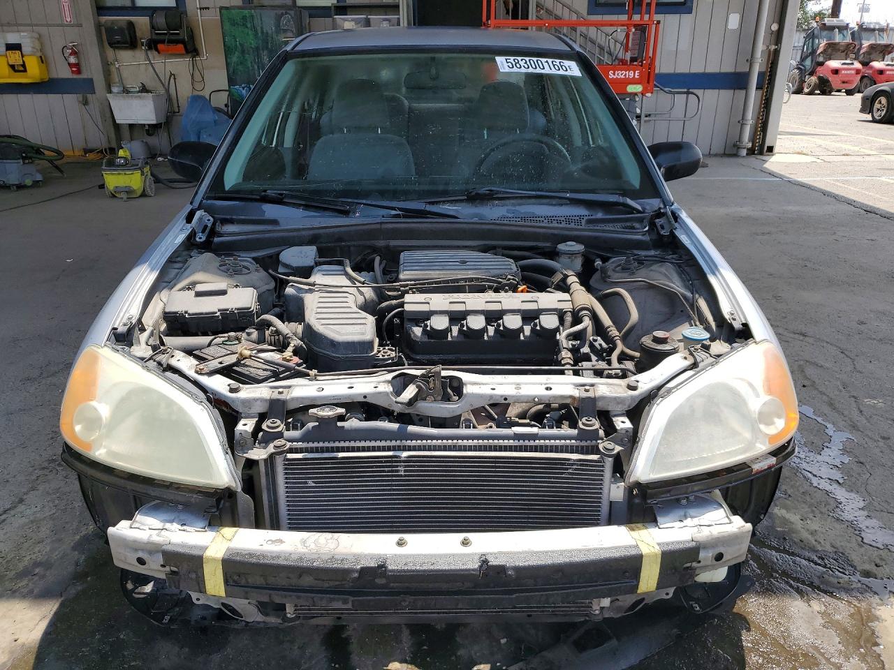 2002 Honda Civic Lx Silver vin: 2HGES16502H527450