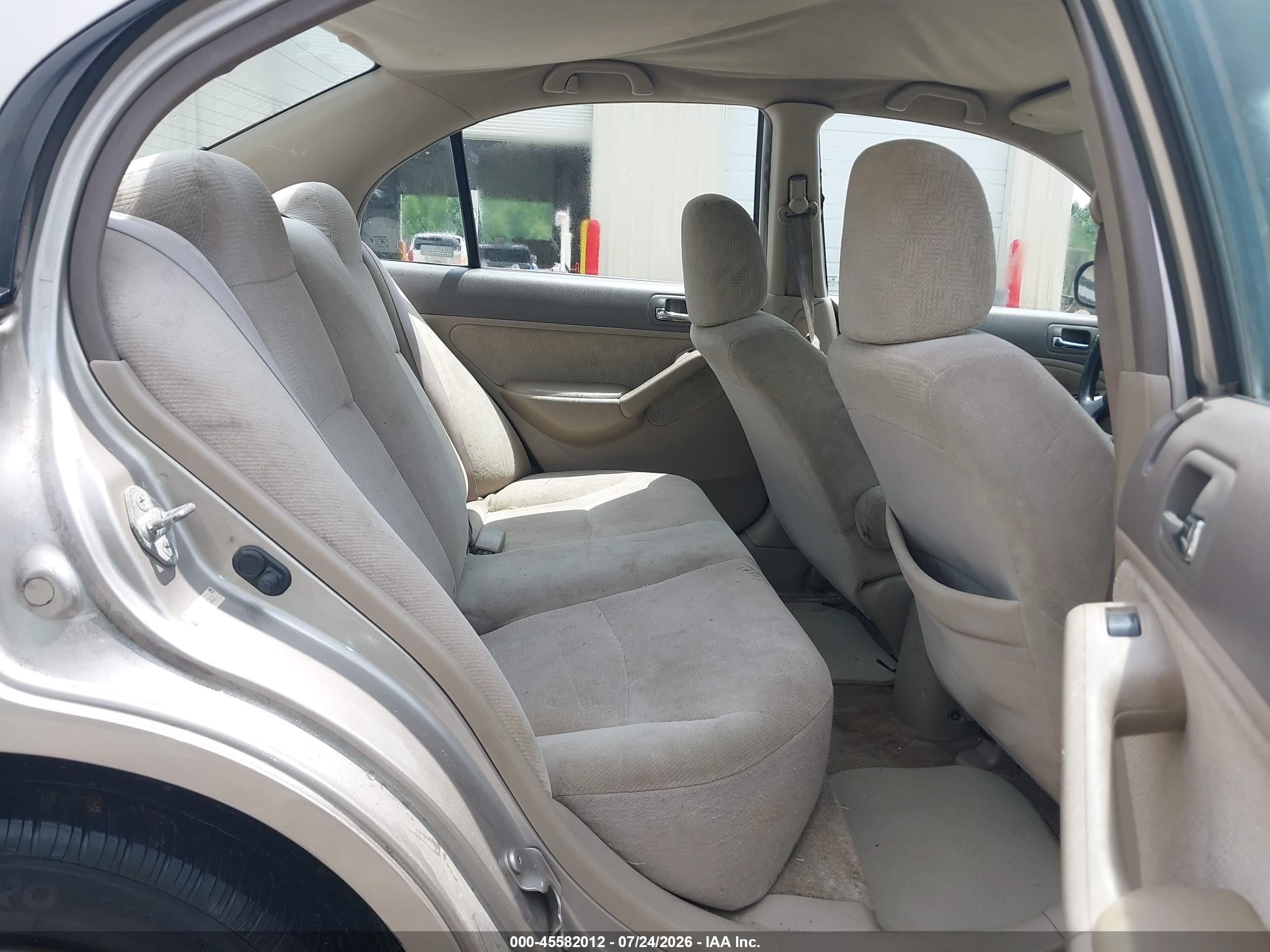 2002 Honda Civic Lx Золотой vin: 2HGES16502H530431
