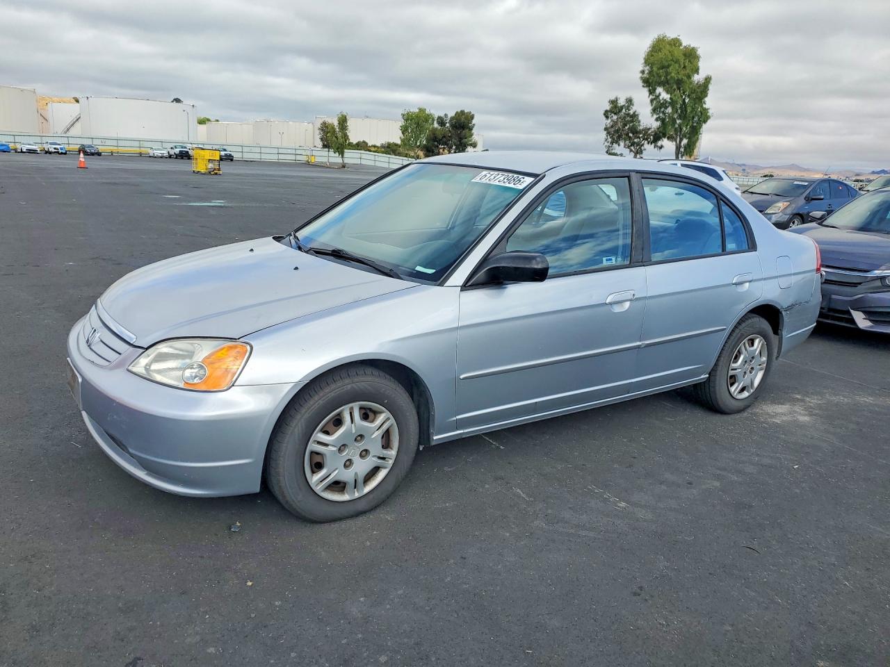 2002 Honda Civic Lx Серебряный vin: 2HGES16502H607184