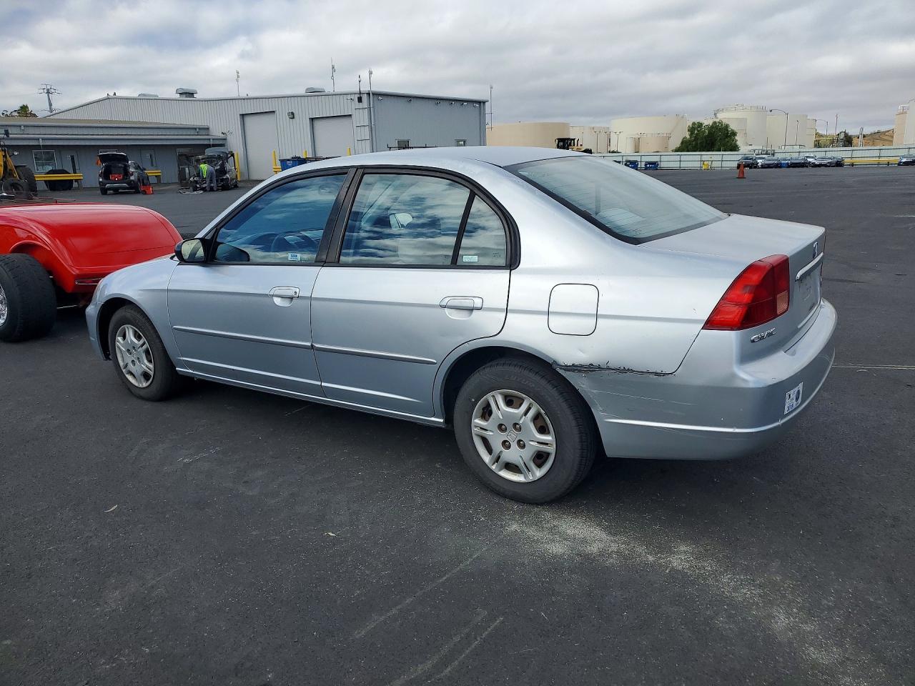 2002 Honda Civic Lx Серебряный vin: 2HGES16502H607184