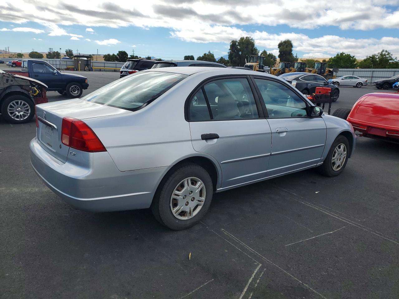 2002 Honda Civic Lx Серебряный vin: 2HGES16502H607184
