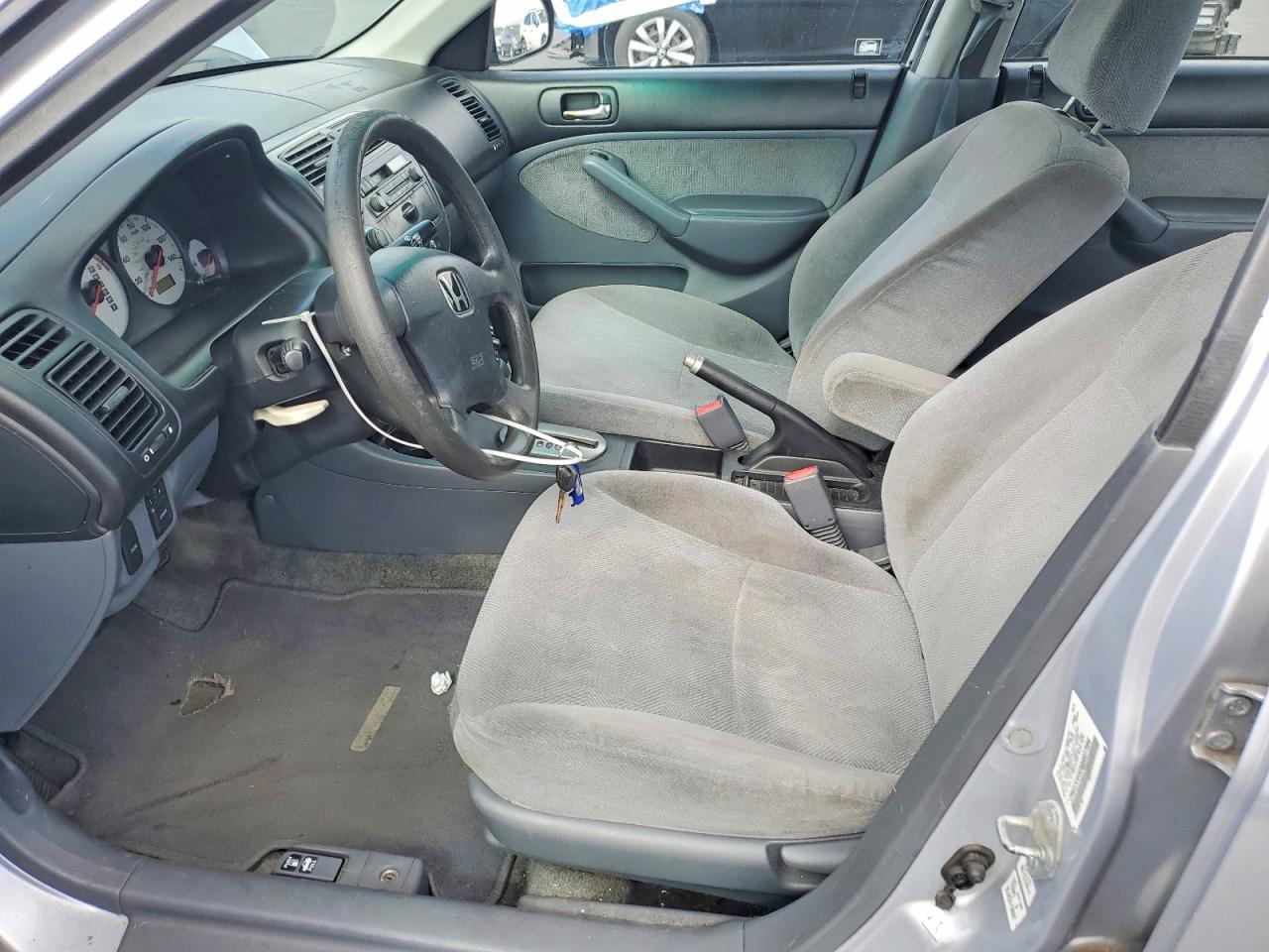 2002 Honda Civic Lx Серебряный vin: 2HGES16502H607184