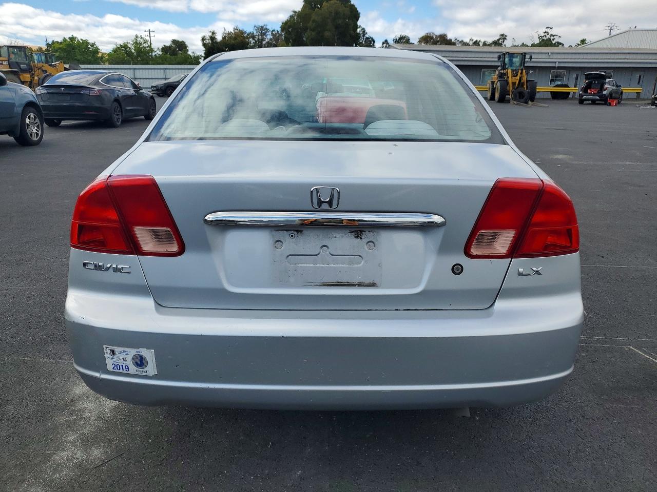 2002 Honda Civic Lx Серебряный vin: 2HGES16502H607184