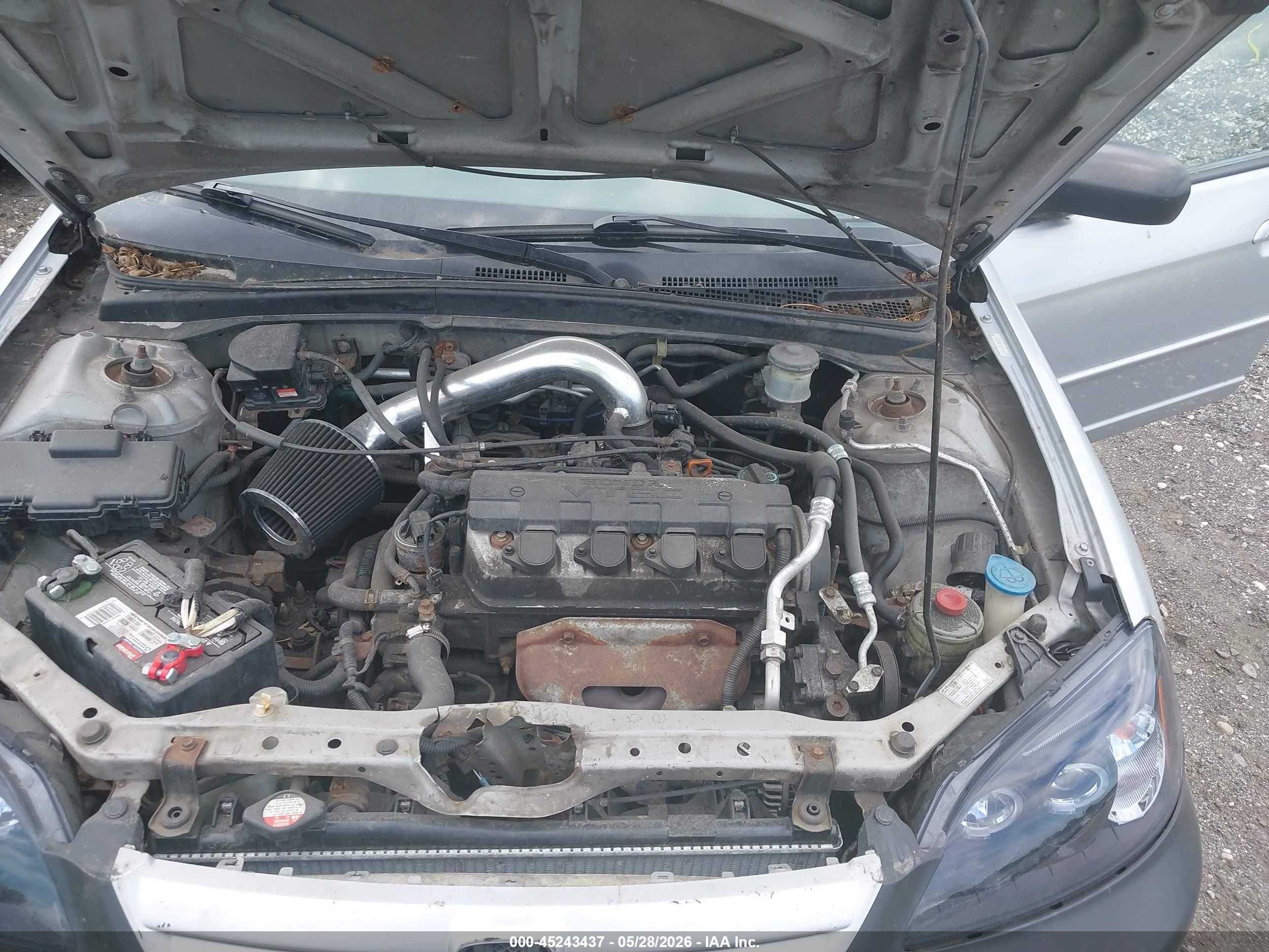 2003 Honda Civic Lx Silver vin: 2HGES16503H559719