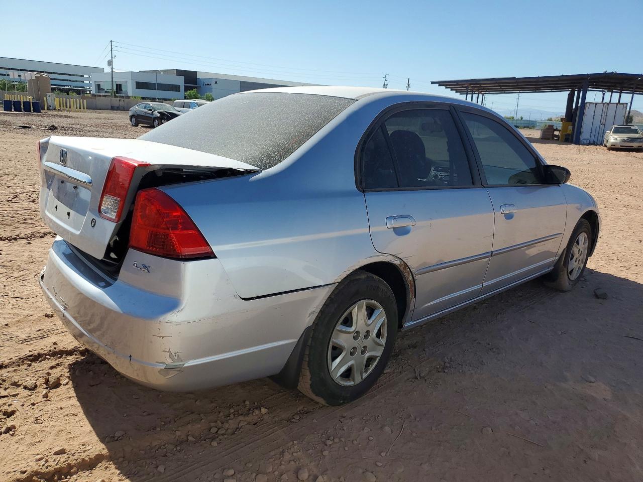 2003 Honda Civic Lx Silver vin: 2HGES16503H575628