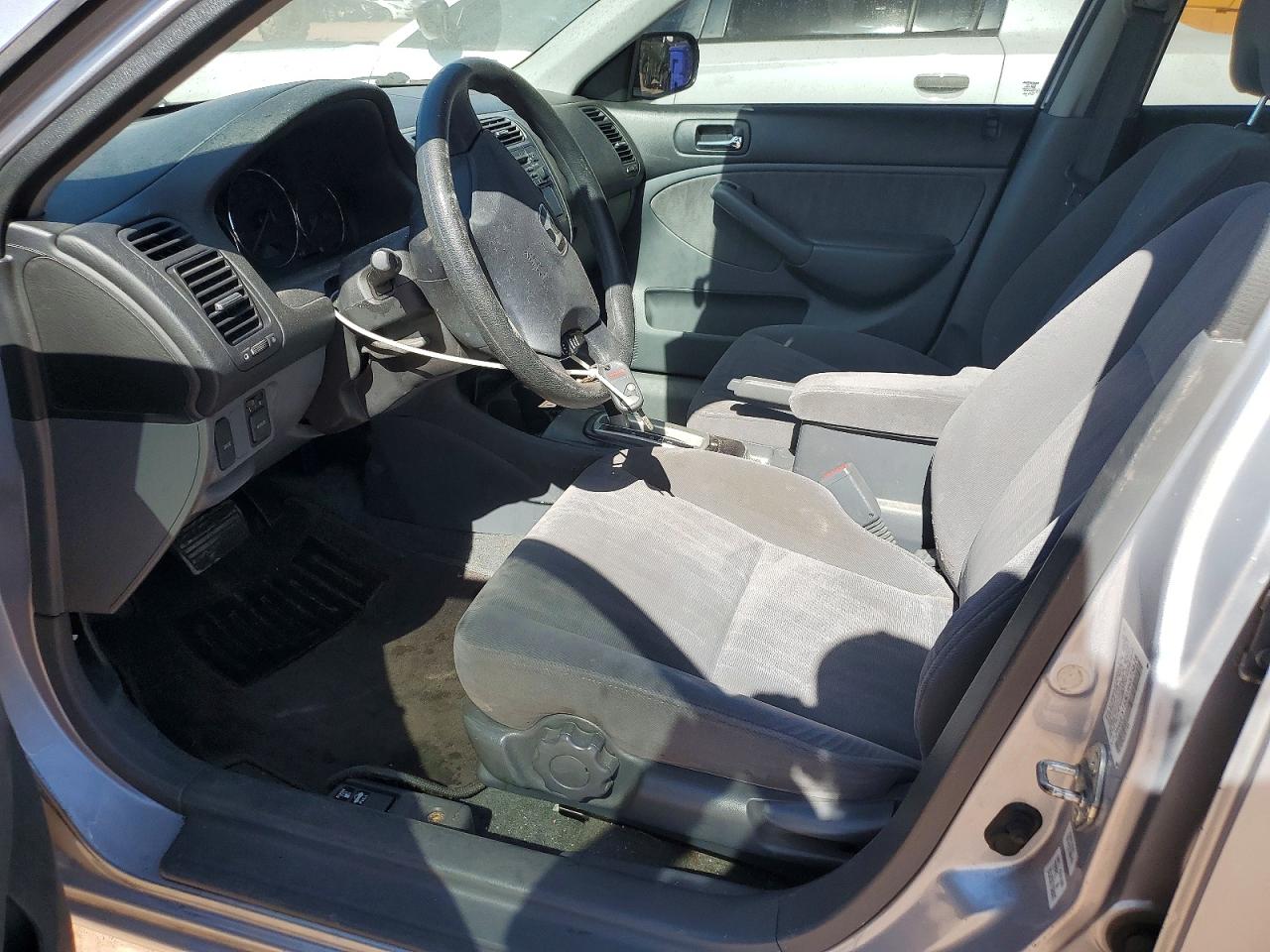 2003 Honda Civic Lx Silver vin: 2HGES16503H575628