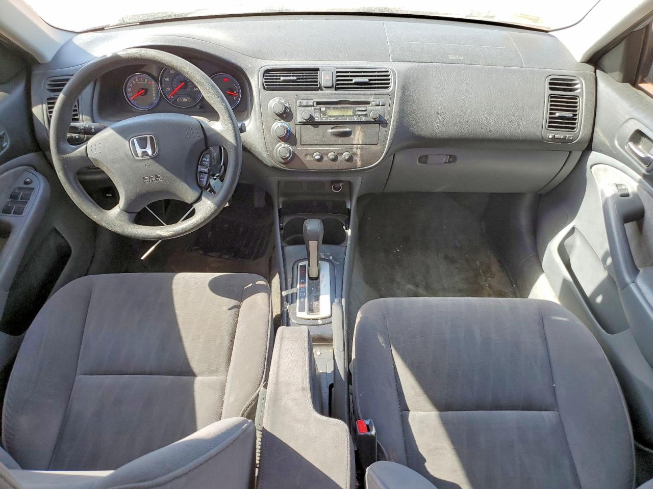 2003 Honda Civic Lx Silver vin: 2HGES16503H575628