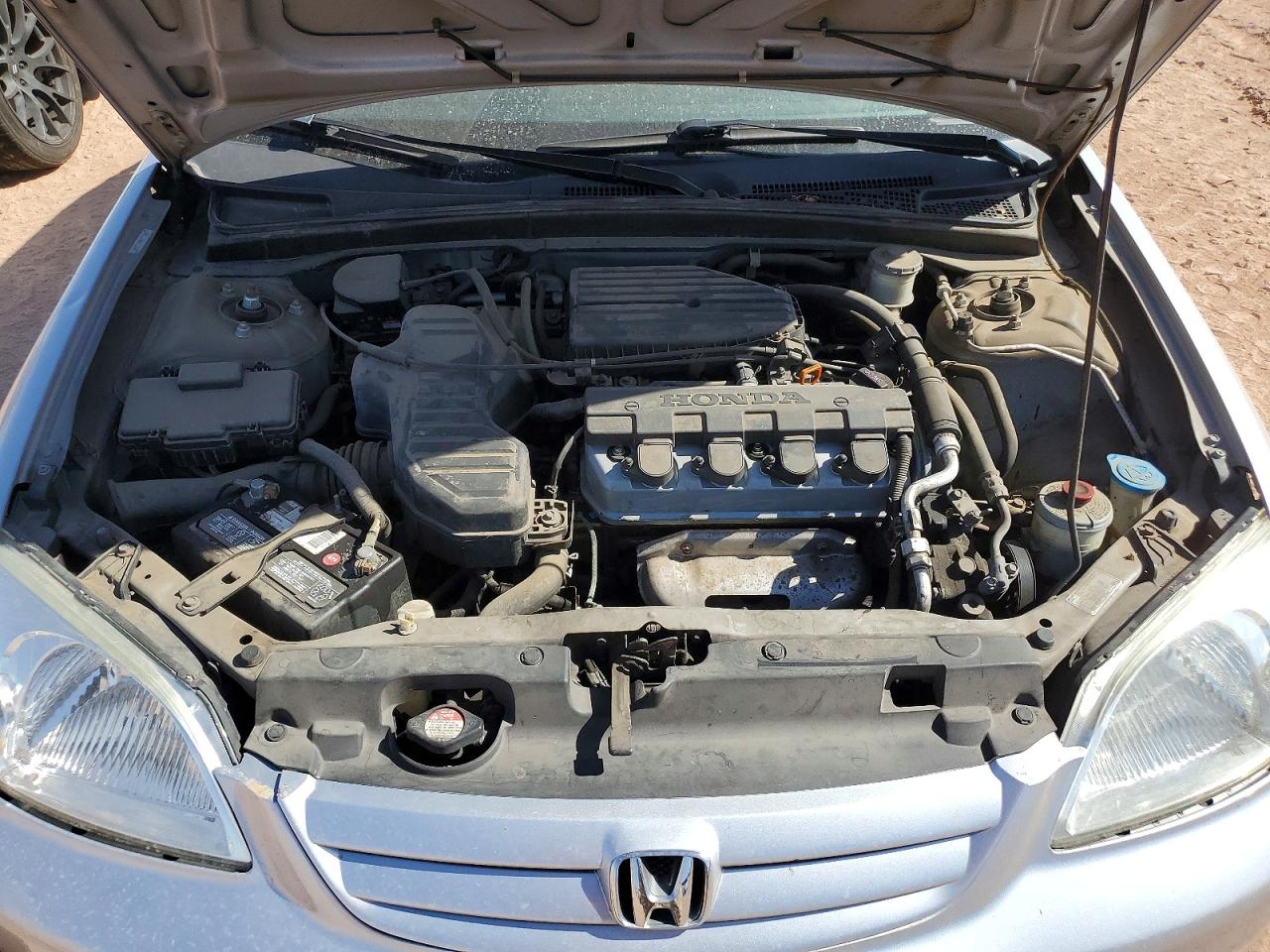 2003 Honda Civic Lx Silver vin: 2HGES16503H575628