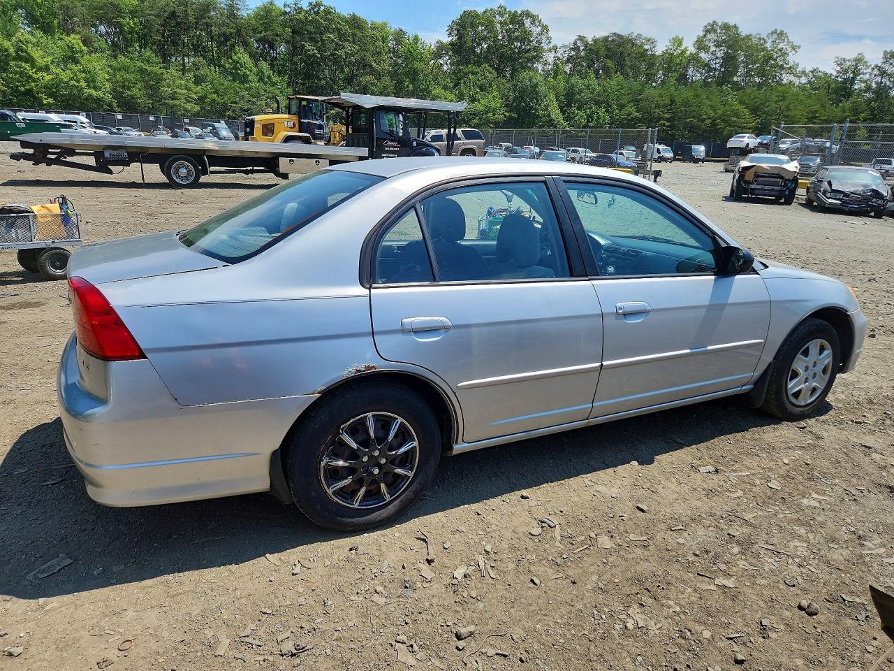 2003 Honda Civic Silver vin: 2HGES16503H591487
