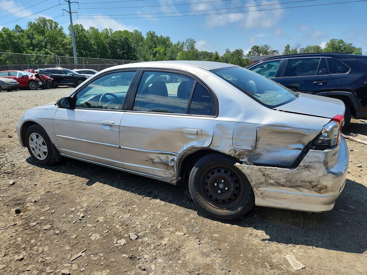 2003 Honda Civic Silver vin: 2HGES16503H591487