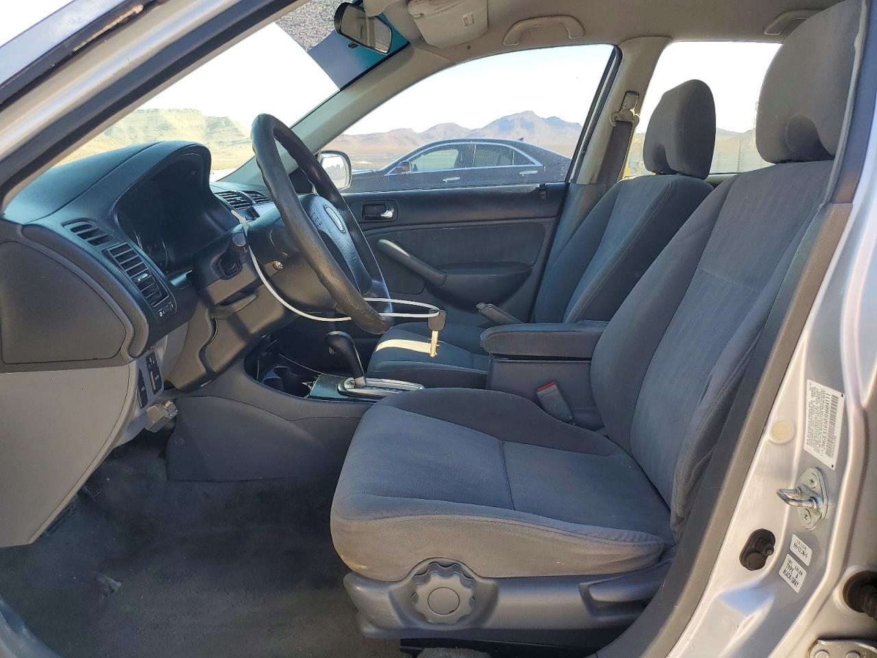 2003 Honda Civic Lx Silver vin: 2HGES16503H604111