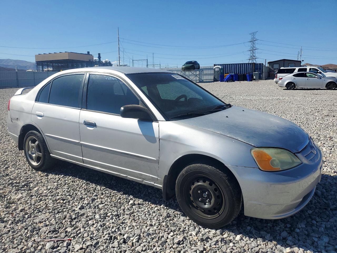 2003 Honda Civic Lx Silver vin: 2HGES16503H604111