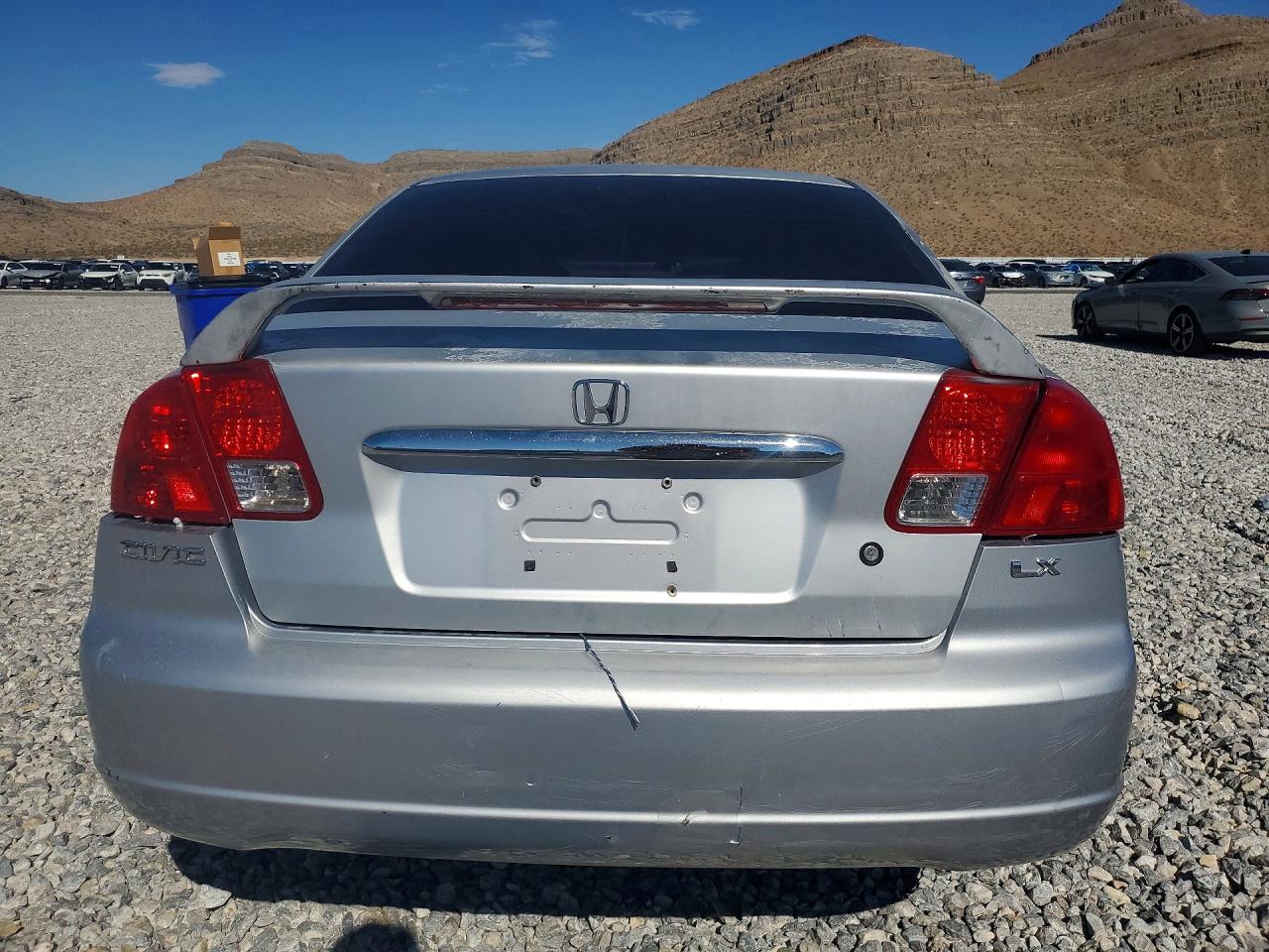 2003 Honda Civic Lx Silver vin: 2HGES16503H604111
