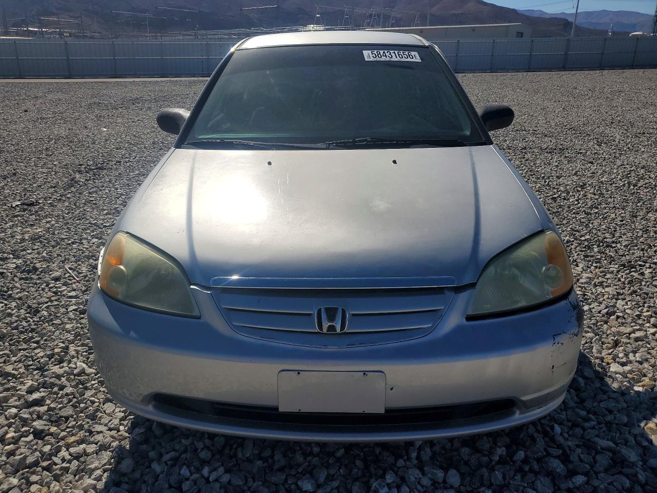 2003 Honda Civic Lx Silver vin: 2HGES16503H604111