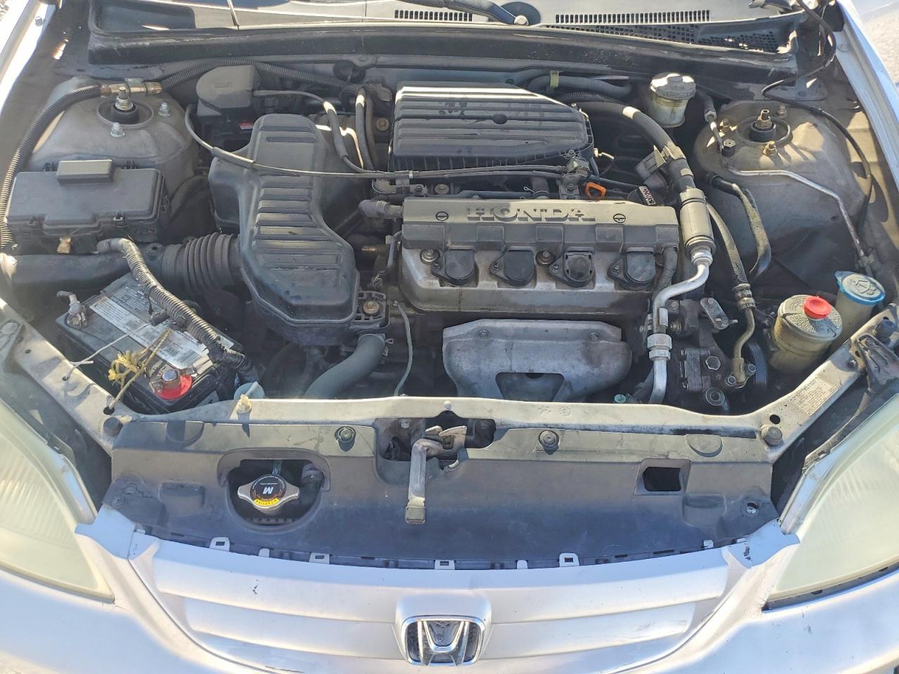 2003 Honda Civic Lx Silver vin: 2HGES16503H604111