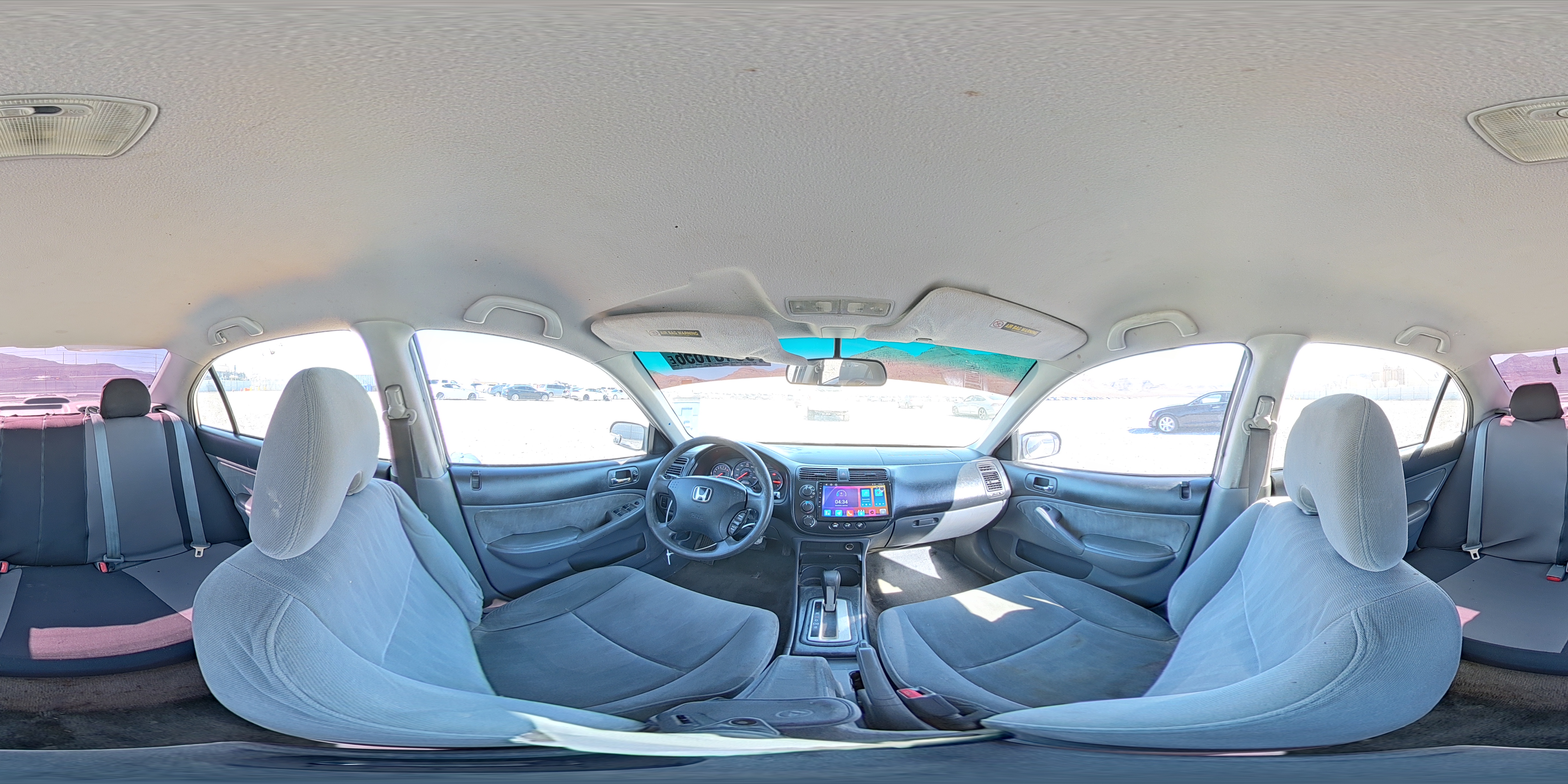 2003 Honda Civic Lx Silver vin: 2HGES16503H604111
