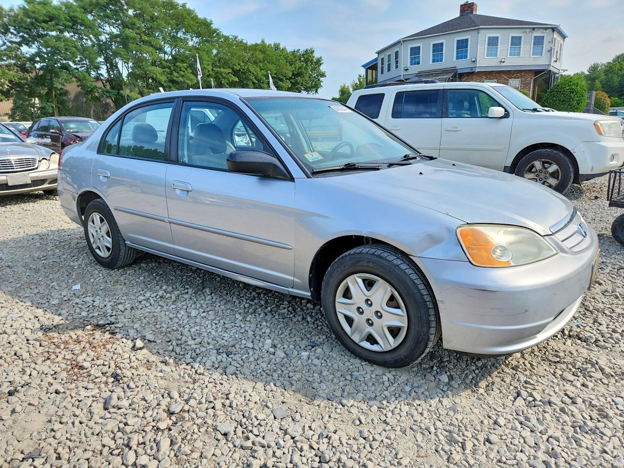 2003 Honda Civic Lx Silver vin: 2HGES16503H609440