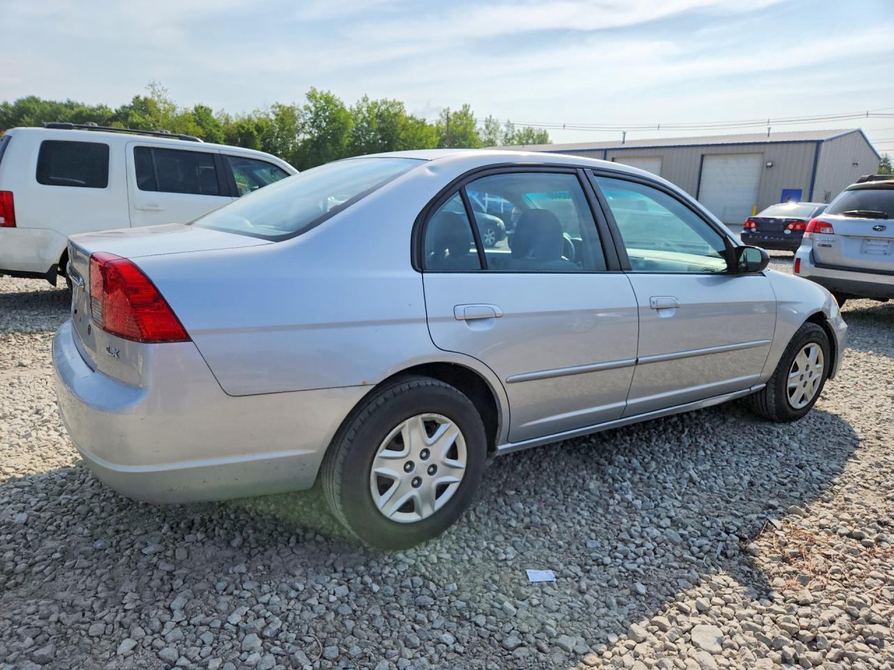 2003 Honda Civic Lx Silver vin: 2HGES16503H609440