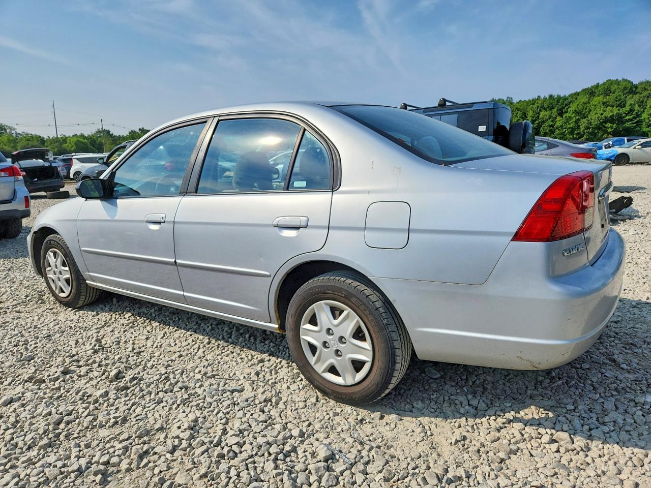 2003 Honda Civic Lx Silver vin: 2HGES16503H609440