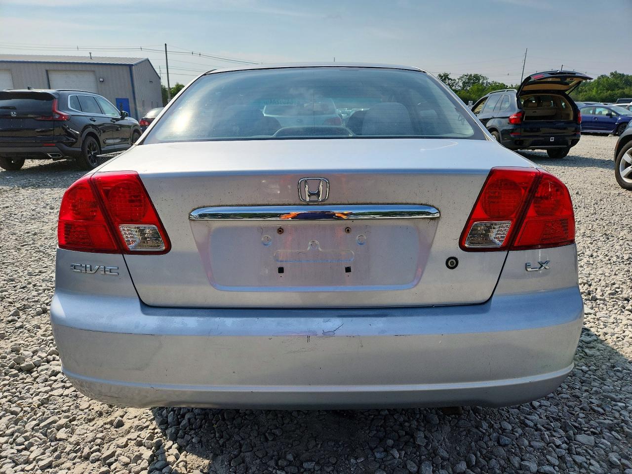 2003 Honda Civic Lx Silver vin: 2HGES16503H609440