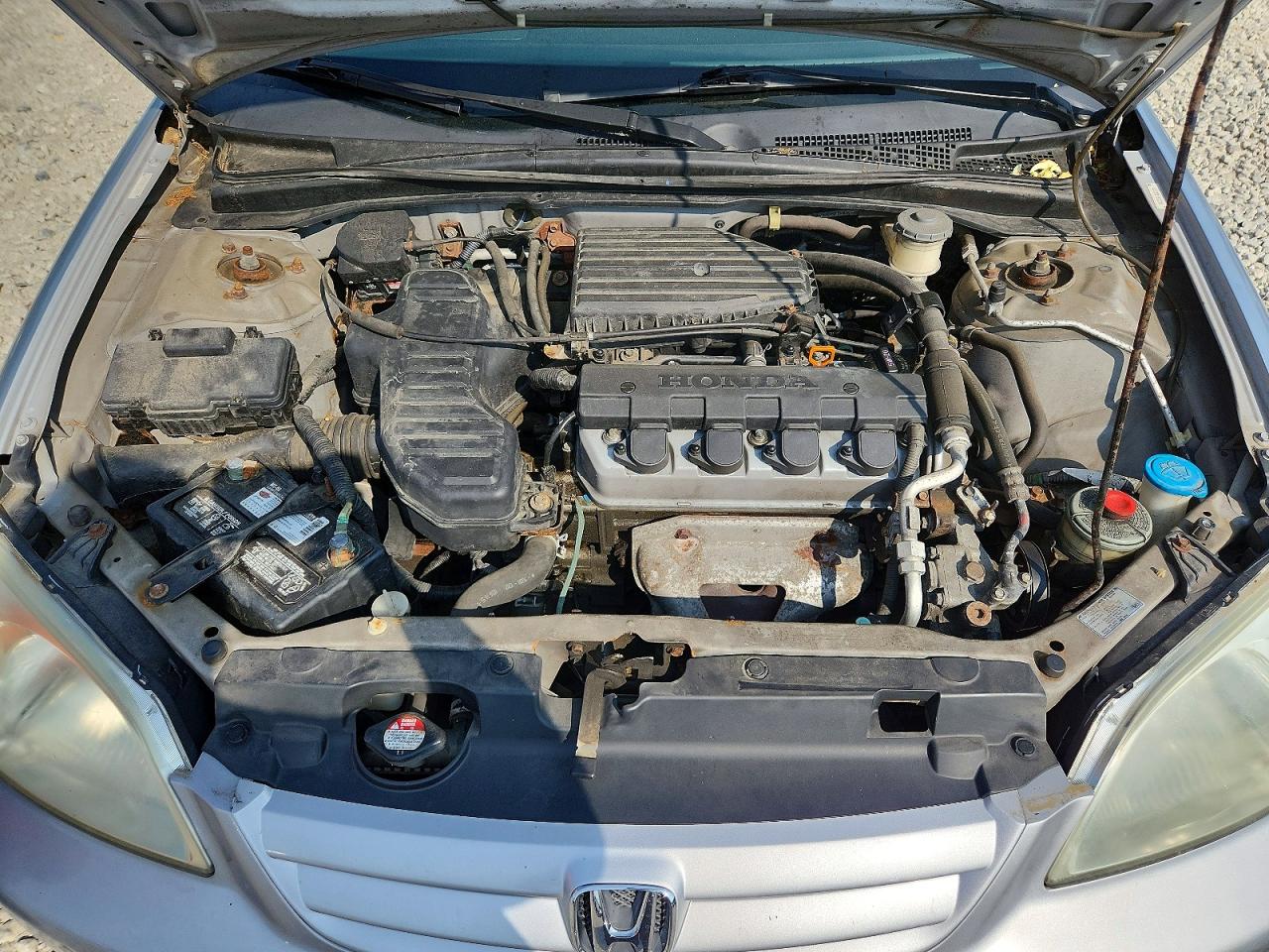 2003 Honda Civic Lx Silver vin: 2HGES16503H609440