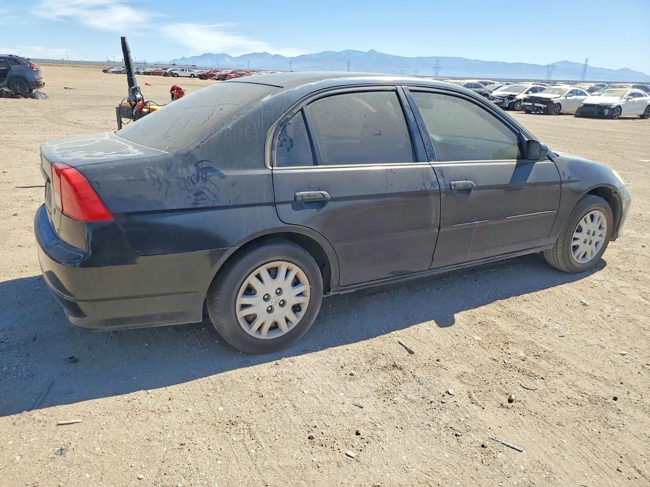 2004 Honda Civic Lx Black vin: 2HGES16504H629723