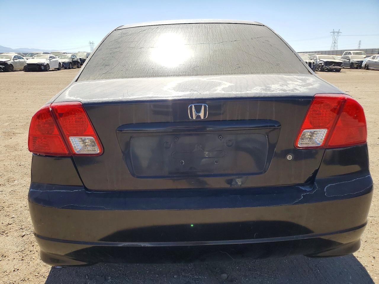 2004 Honda Civic Lx Black vin: 2HGES16504H629723
