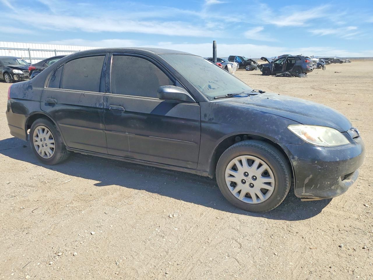 2004 Honda Civic Lx Black vin: 2HGES16504H629723