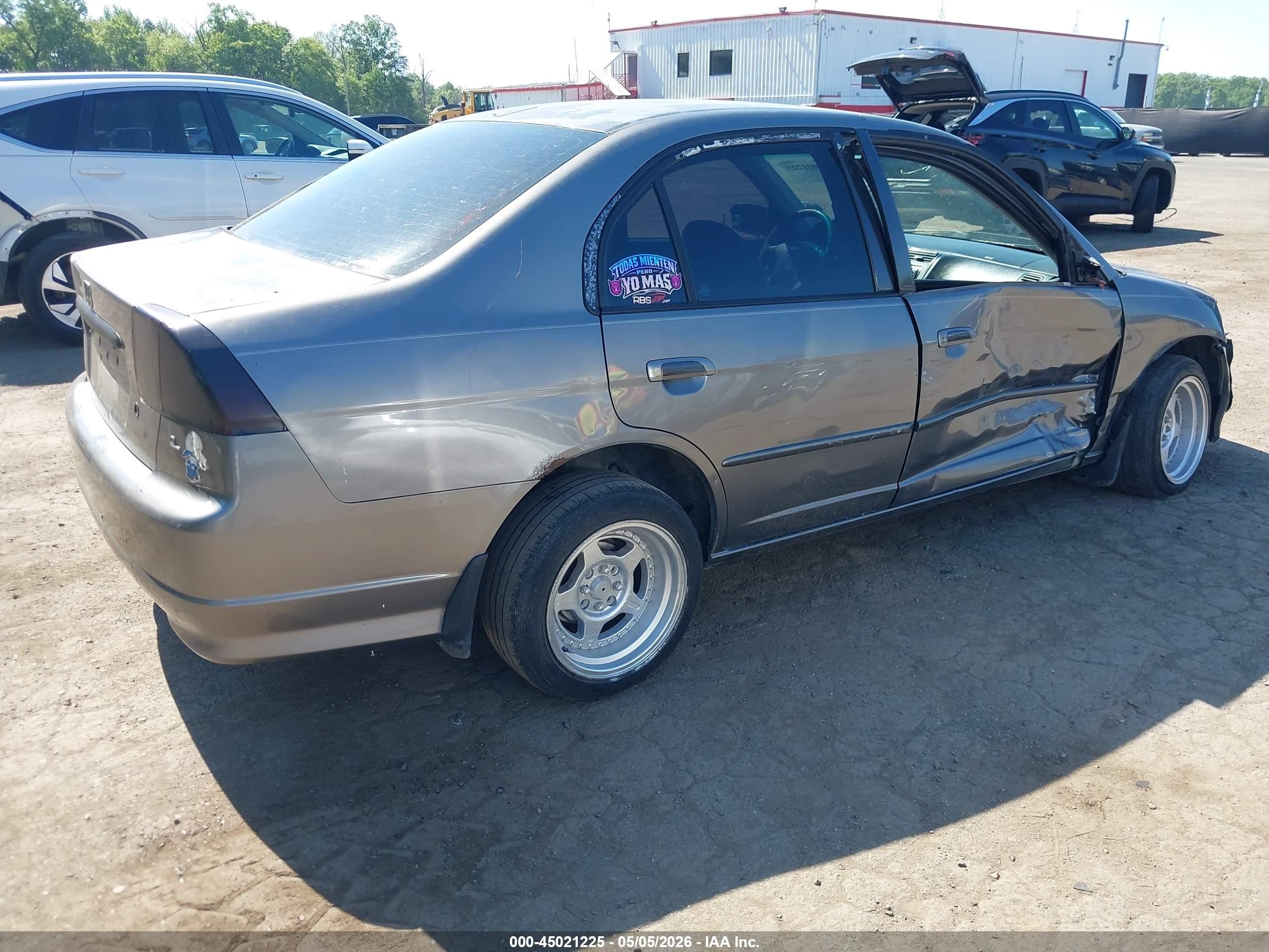 2004 Honda Civic Lx Желто-коричневый vin: 2HGES16504H631617