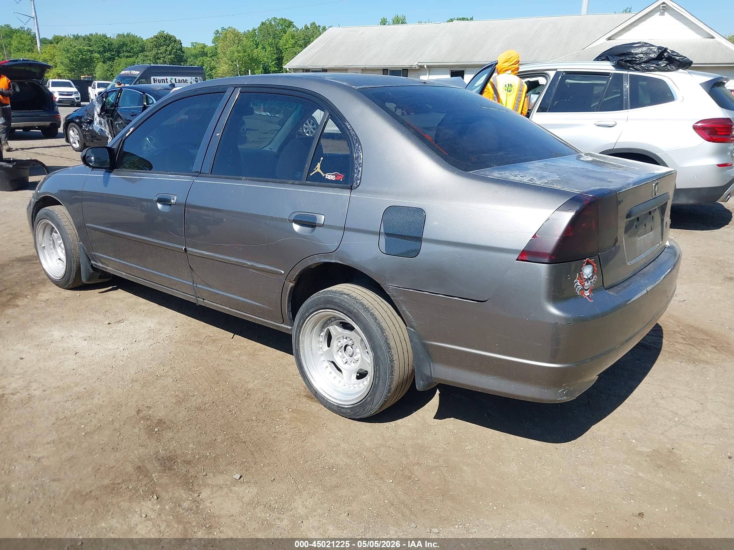 2004 Honda Civic Lx Желто-коричневый vin: 2HGES16504H631617