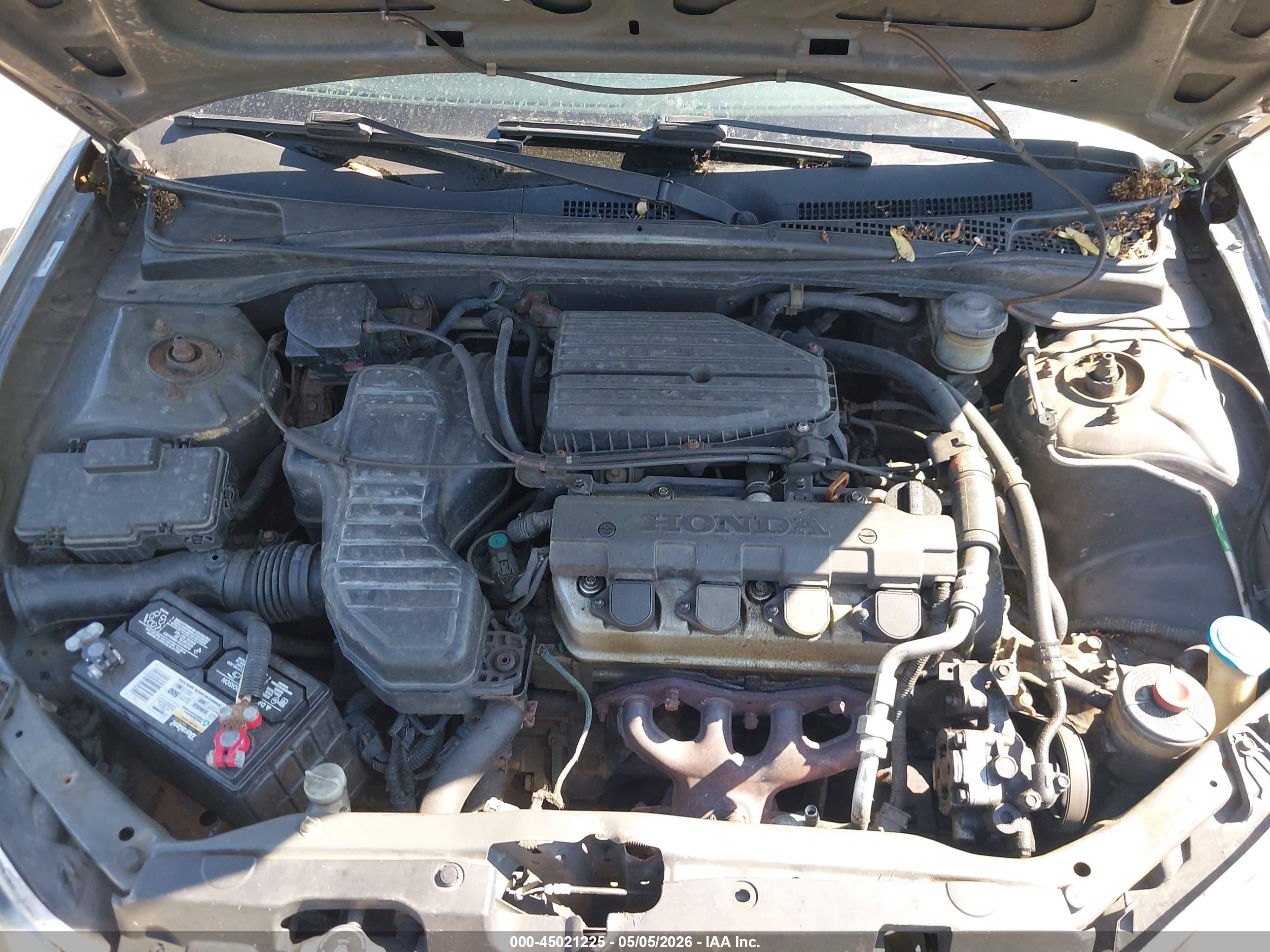 2004 Honda Civic Lx Желто-коричневый vin: 2HGES16504H631617
