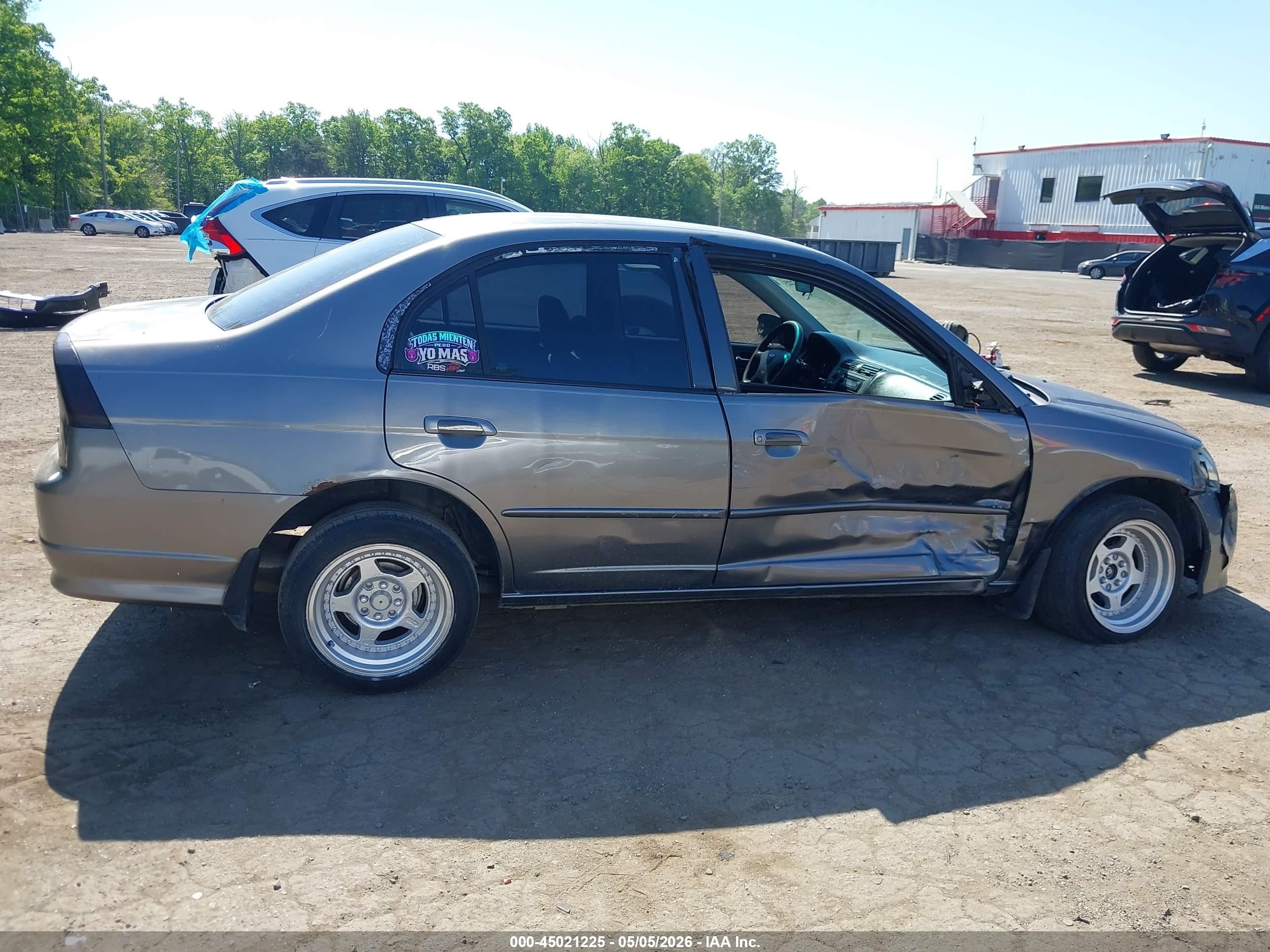 2004 Honda Civic Lx Желто-коричневый vin: 2HGES16504H631617