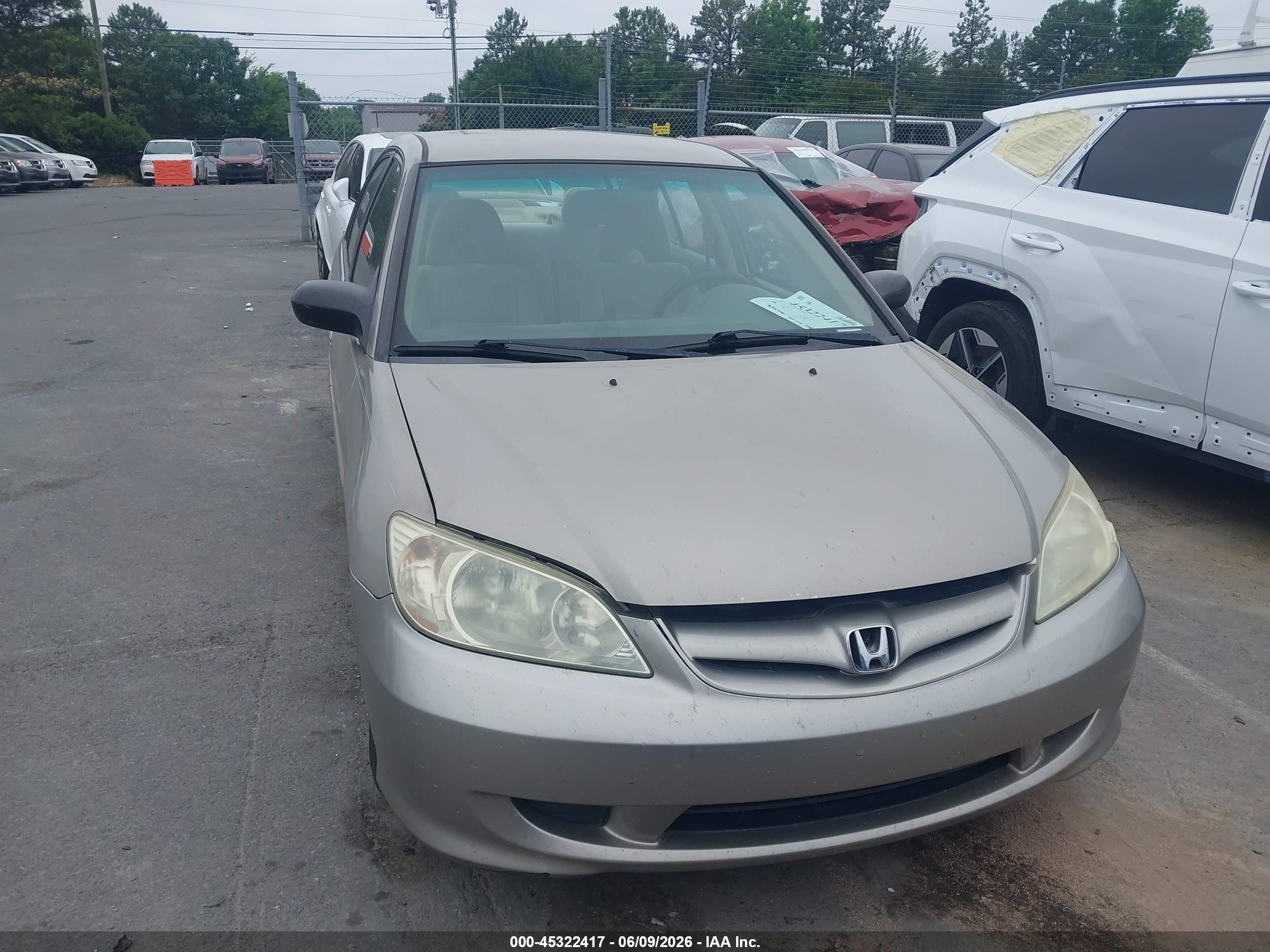 2005 Honda Civic Lx Dark Brown vin: 2HGES16505H594151