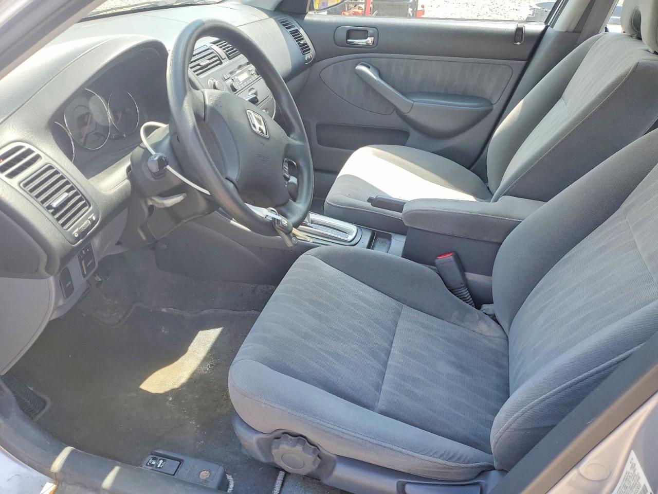 2005 Honda Civic Lx Серебряный vin: 2HGES16505H603303