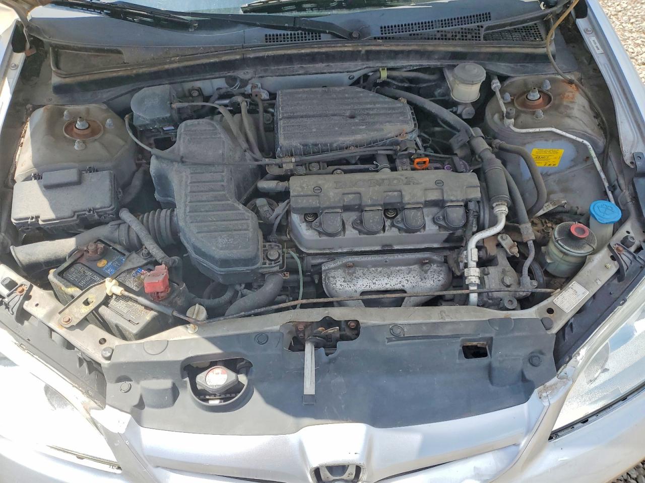 2005 Honda Civic Lx Серебряный vin: 2HGES16505H603303