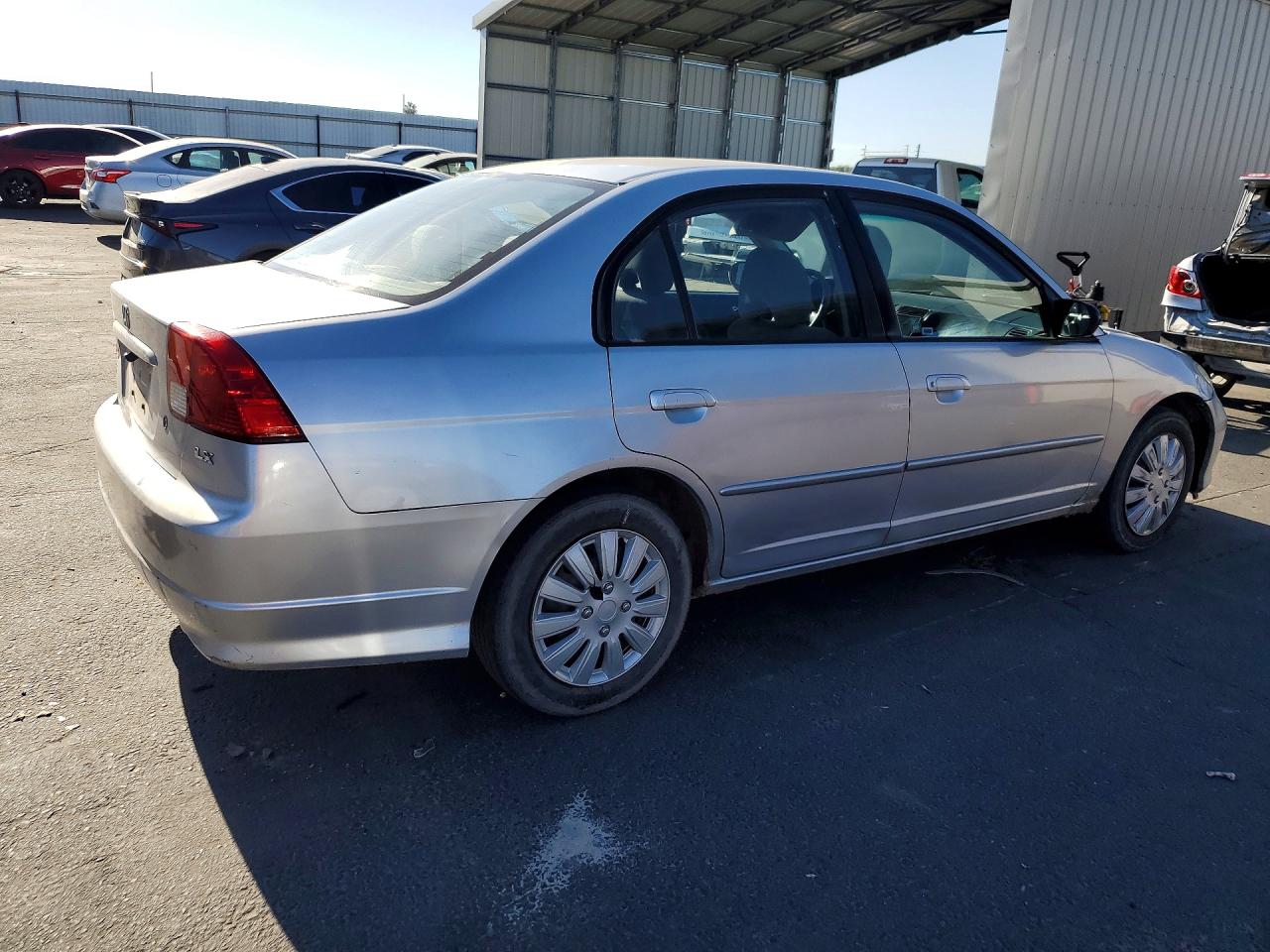 2005 Honda Civic Lx Серебряный vin: 2HGES16505H623681